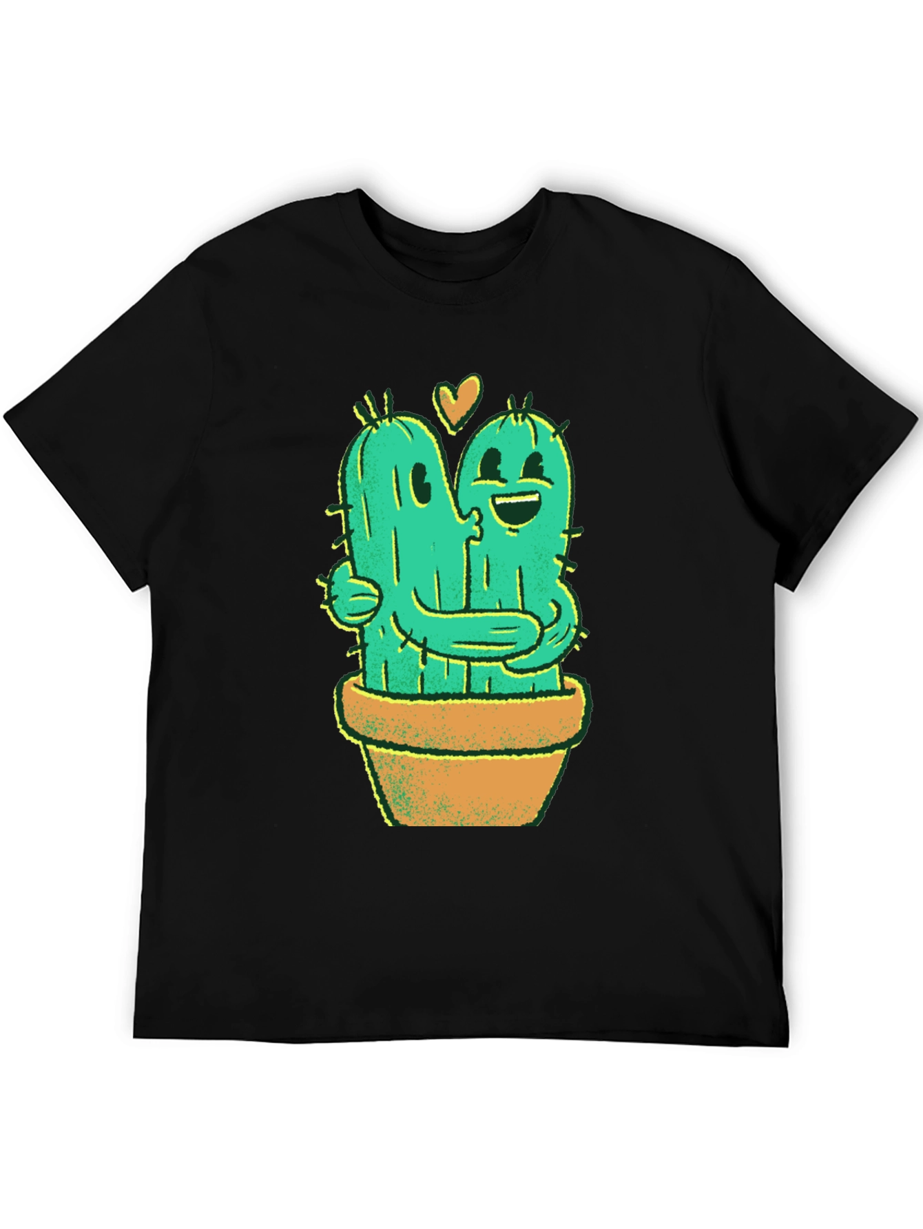 Cactus Love T-Shirt - Hugging Cactus Design