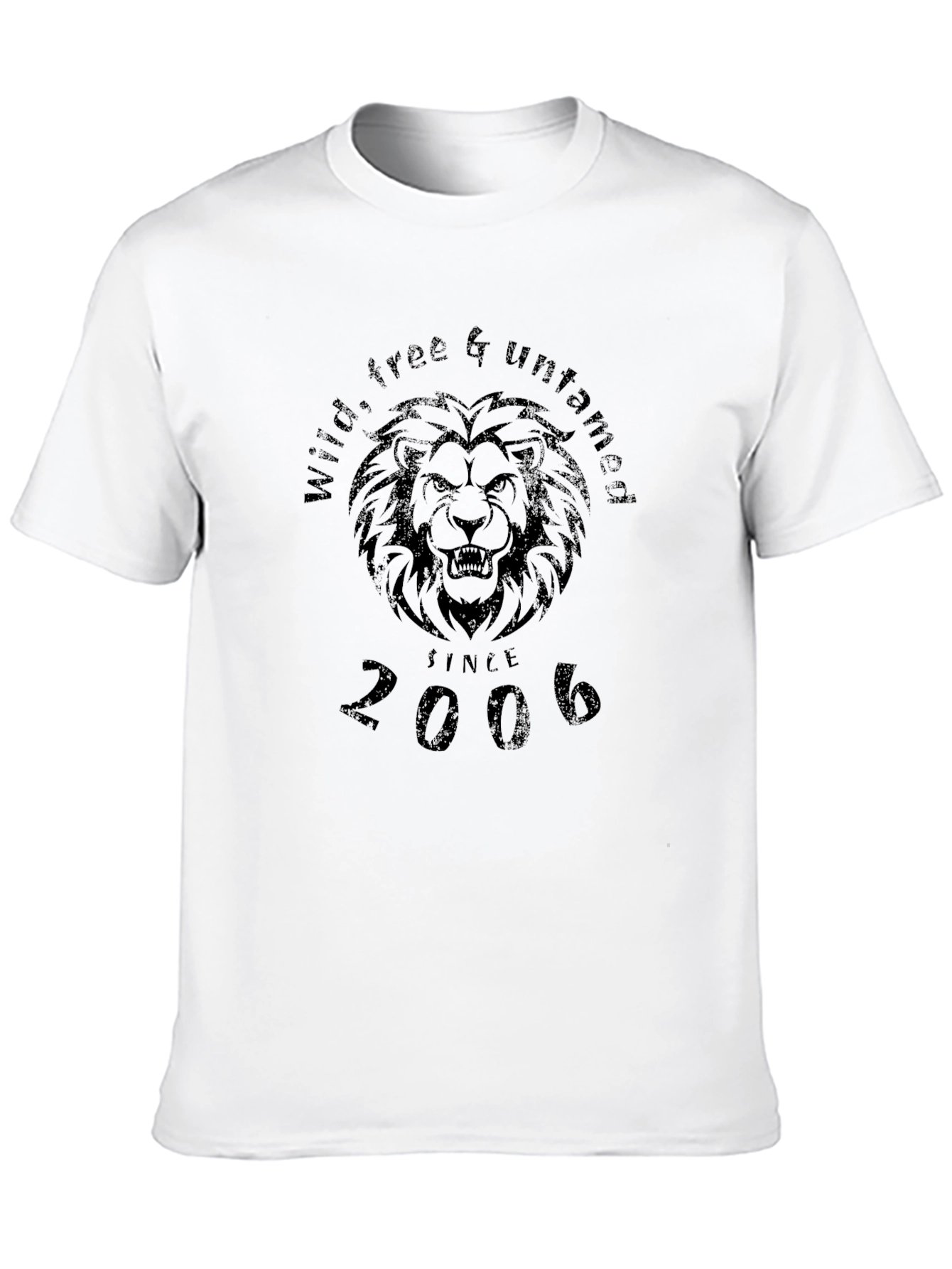 Wild & Untamed Lion Graphic T-Shirt