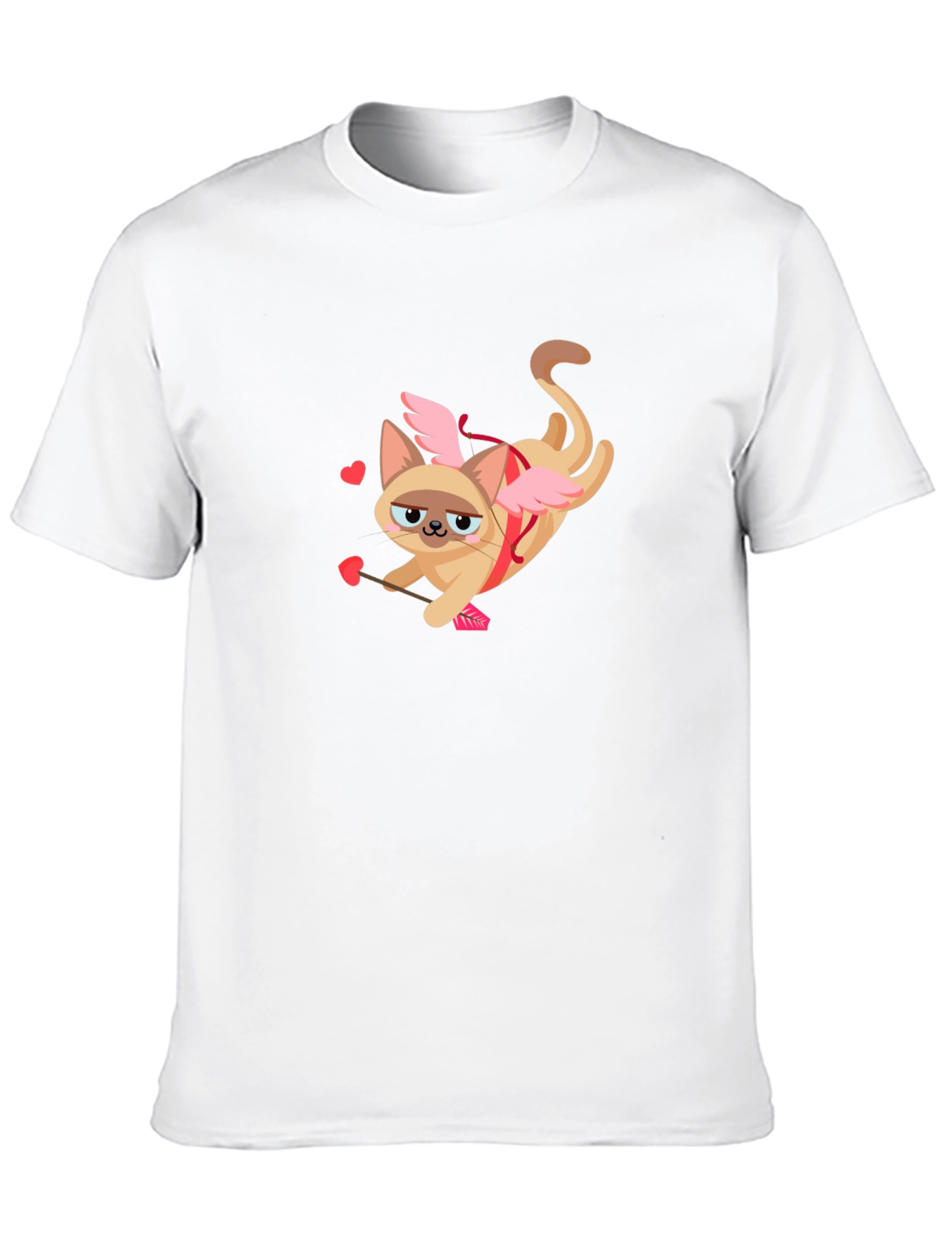 Cupid Cat Valentines Day T-Shirt