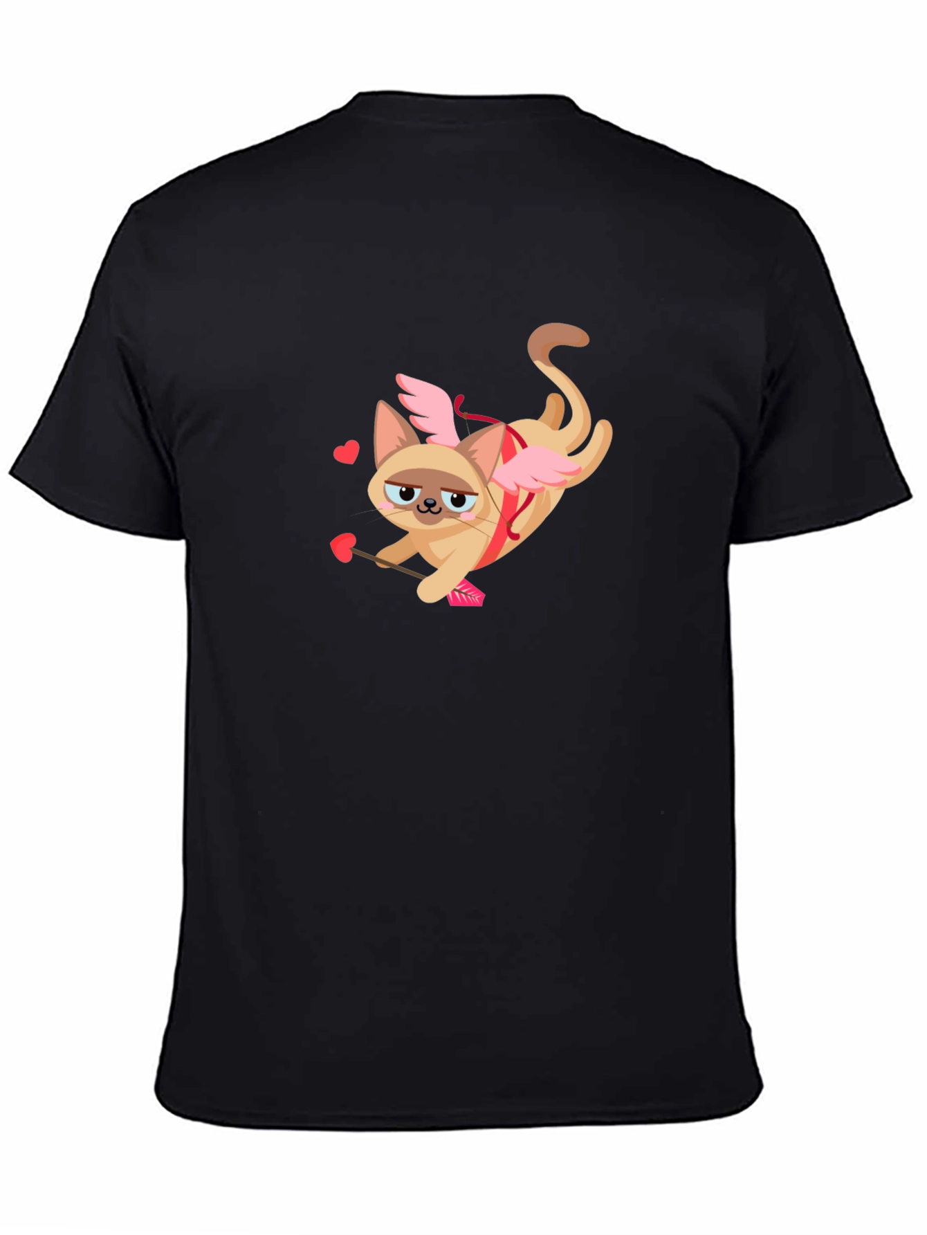 Cupid Cat Valentines Day T-Shirt