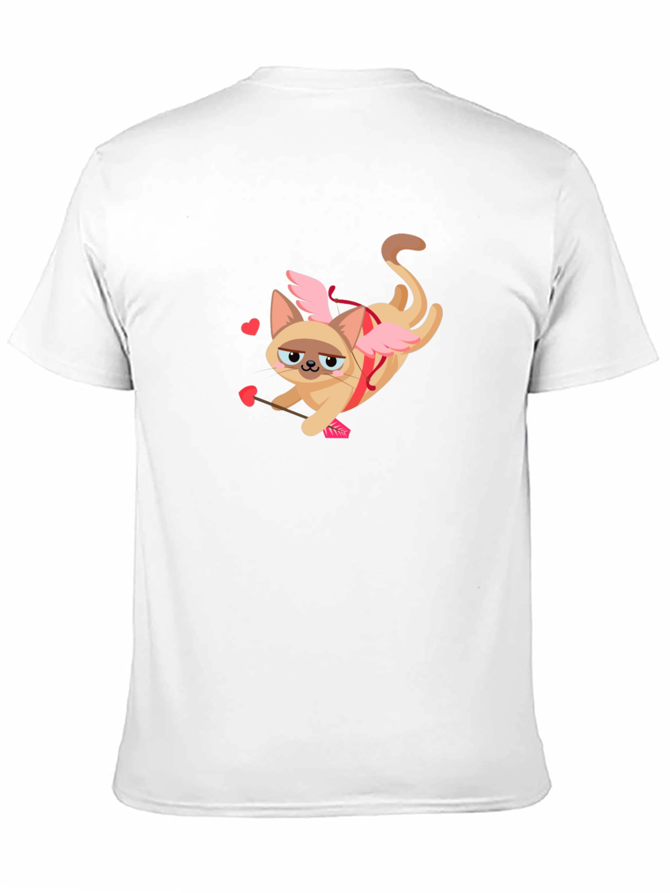 Cupid Cat Valentines Day T-Shirt