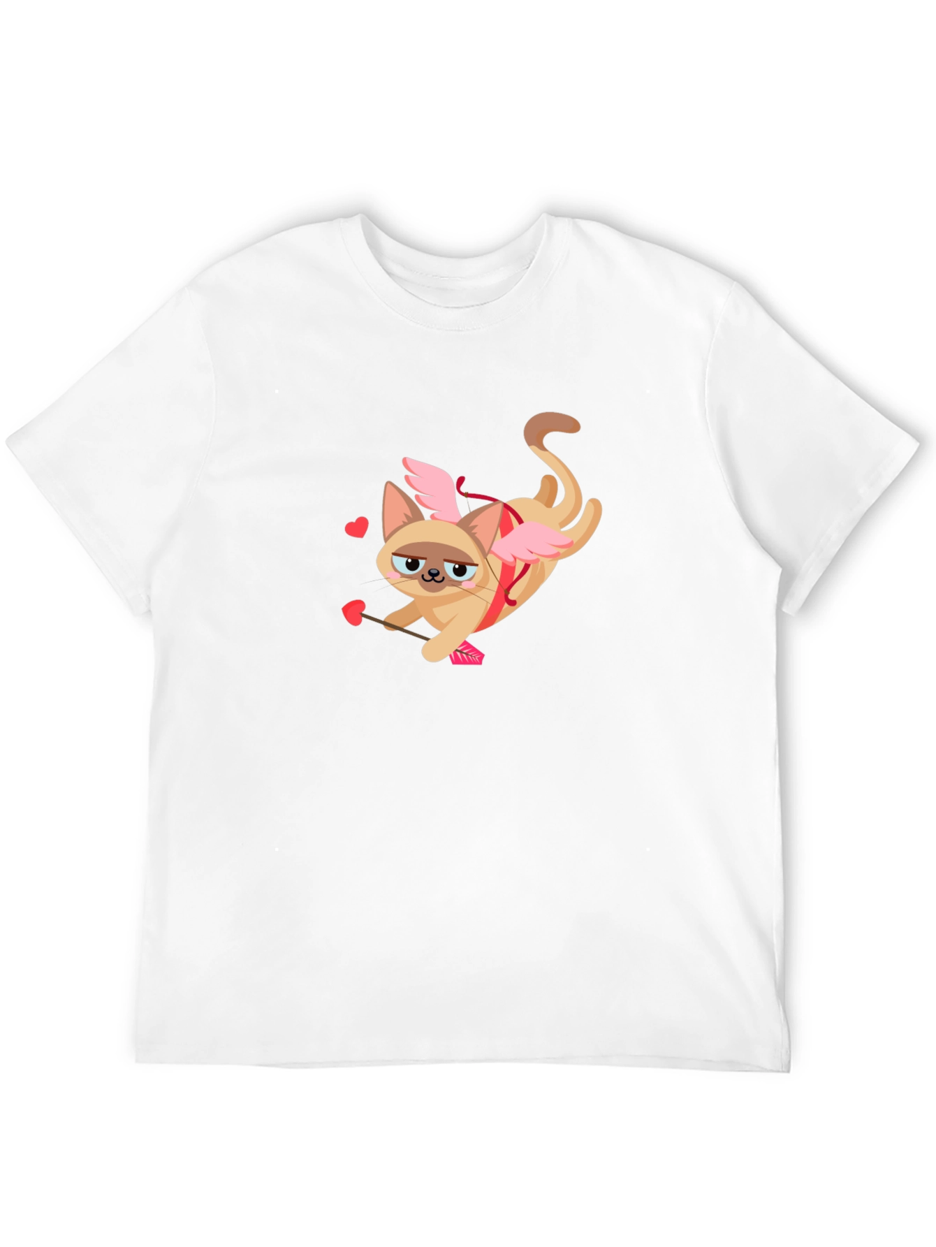 Cupid Cat Valentines Day T-Shirt