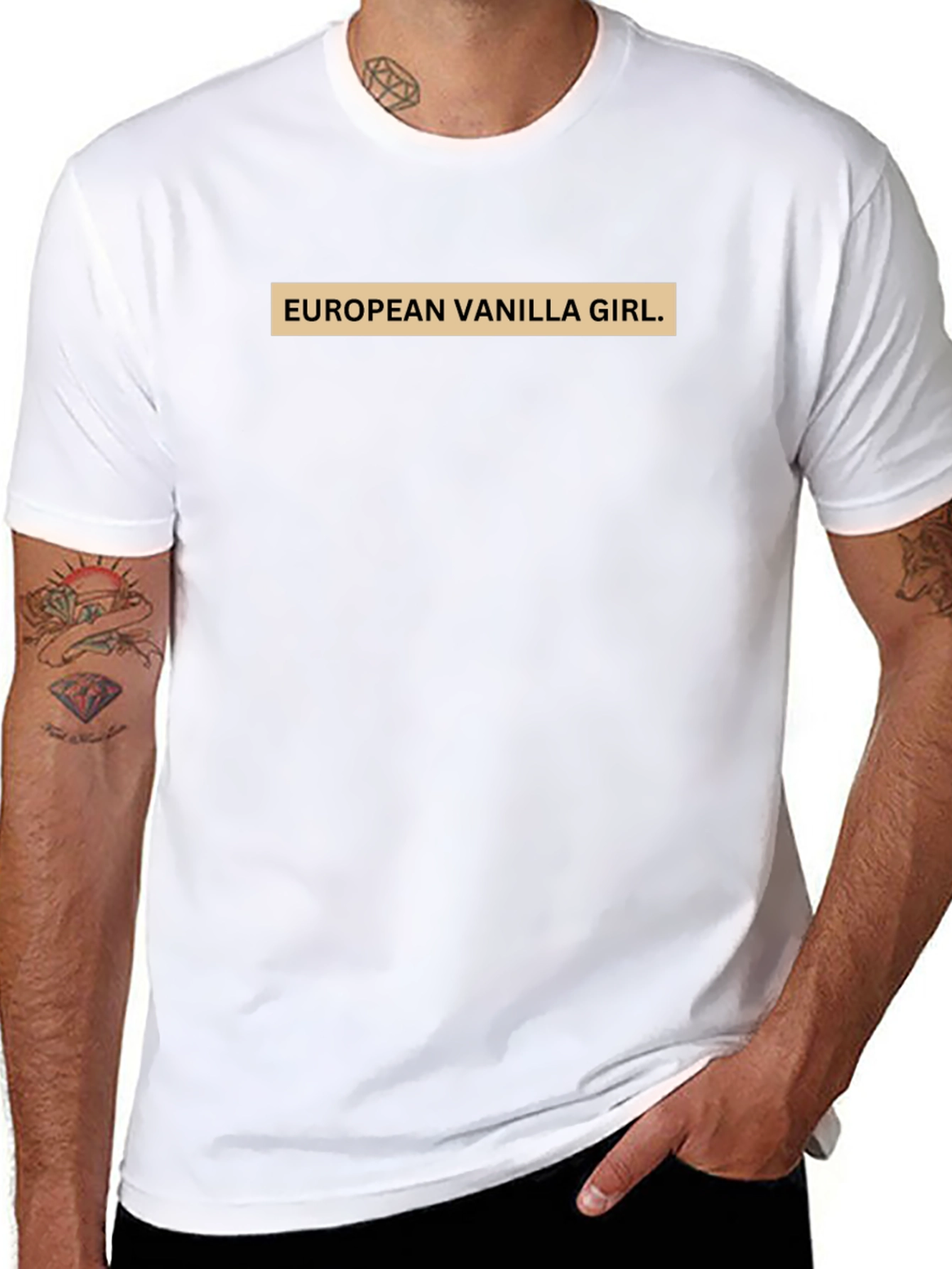 European Vanilla Girl Graphic Tee