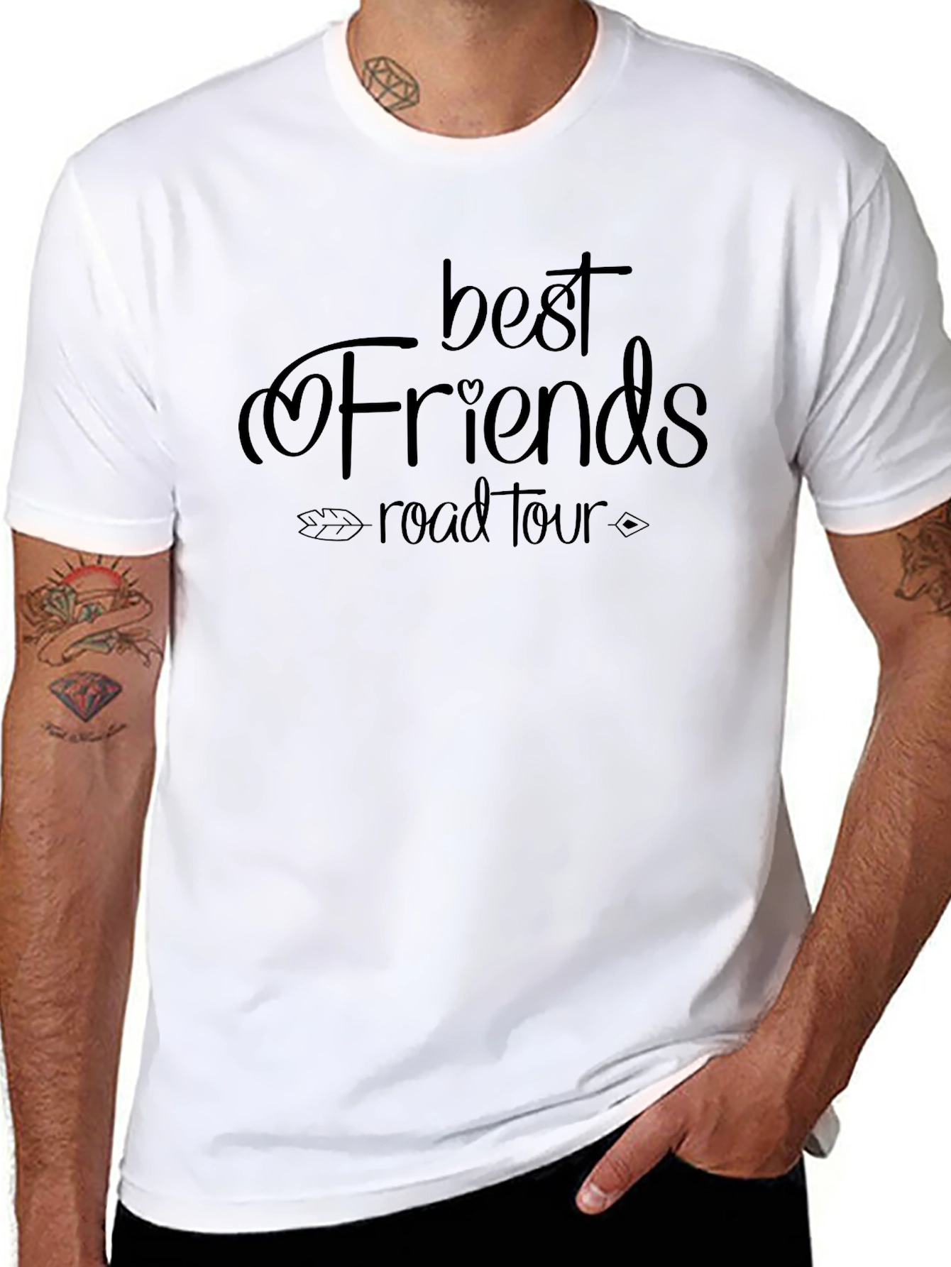 Best Friends Road Tour Black T-Shirt