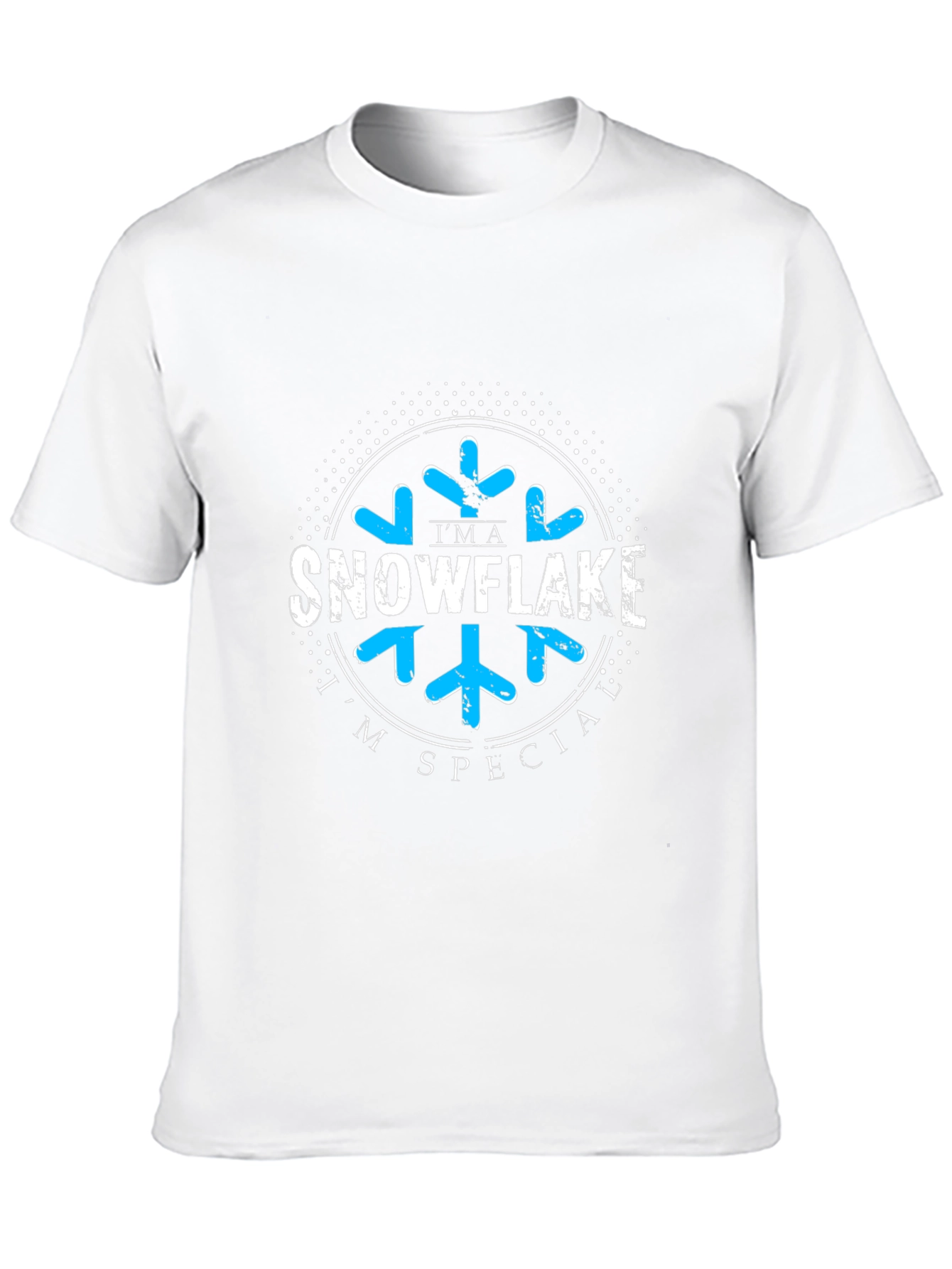 Im a Snowflake Im Special Black Graphic Tee