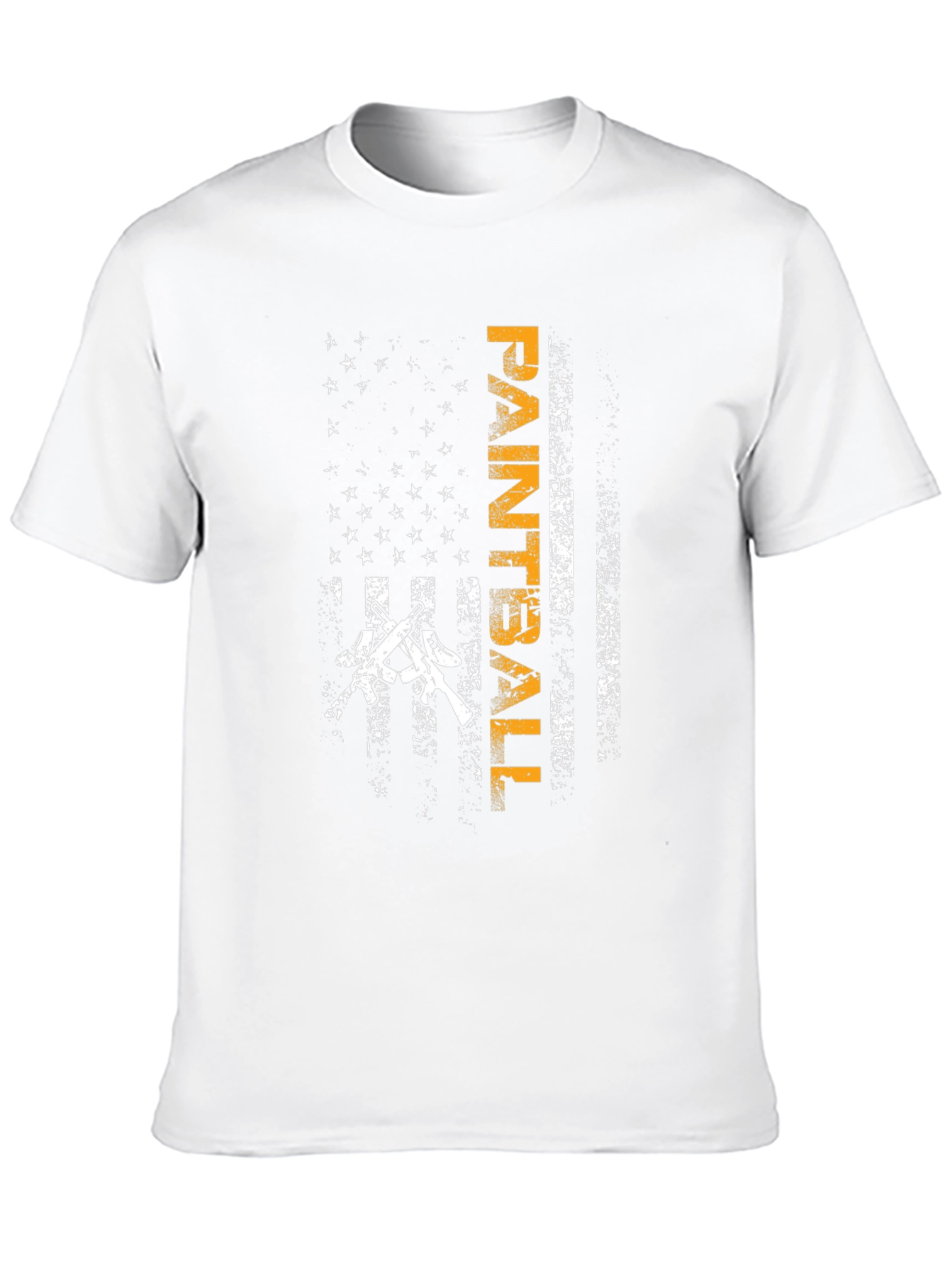 Paintball American Flag Graphic T-Shirt