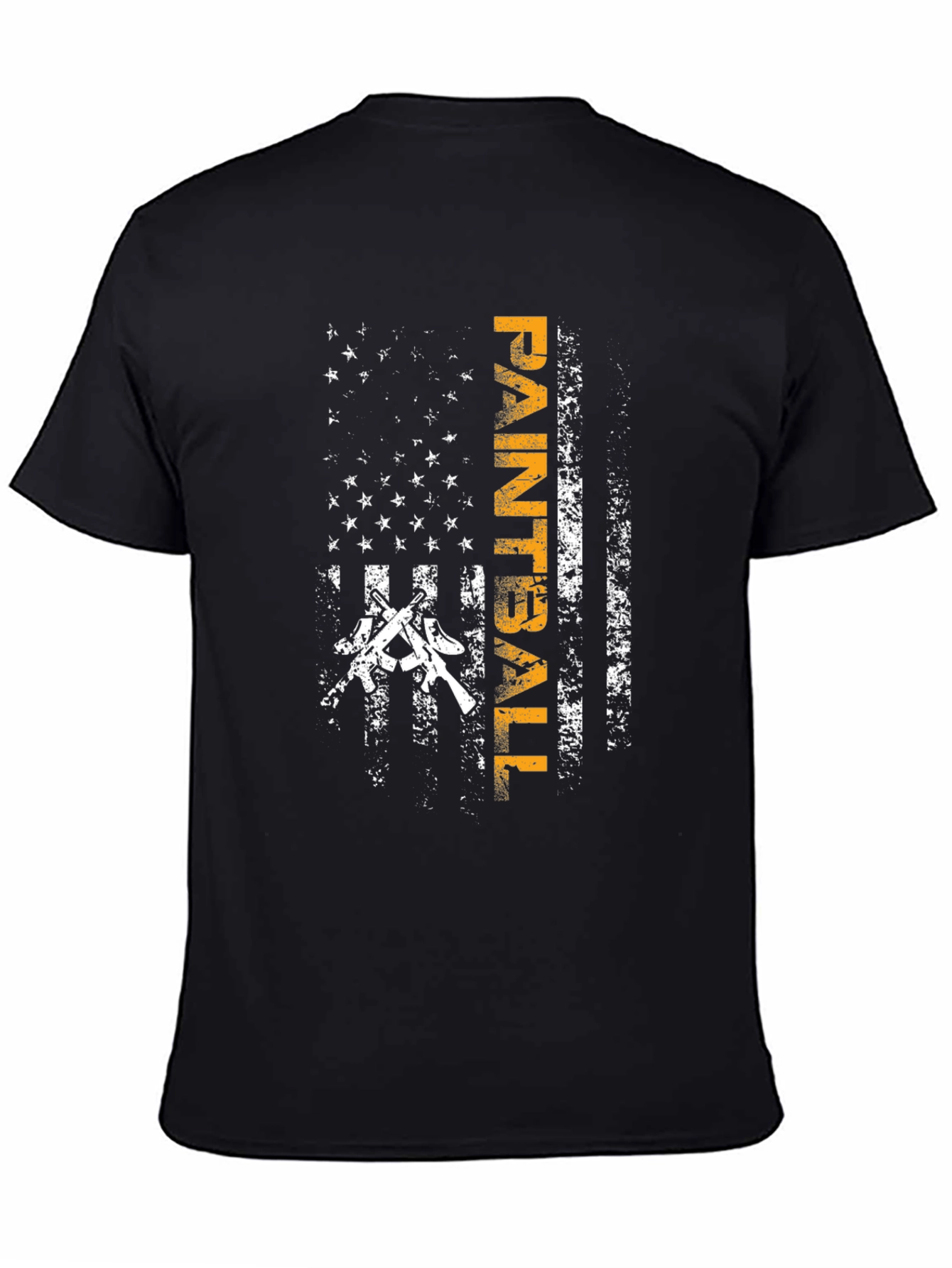 Paintball American Flag Graphic T-Shirt