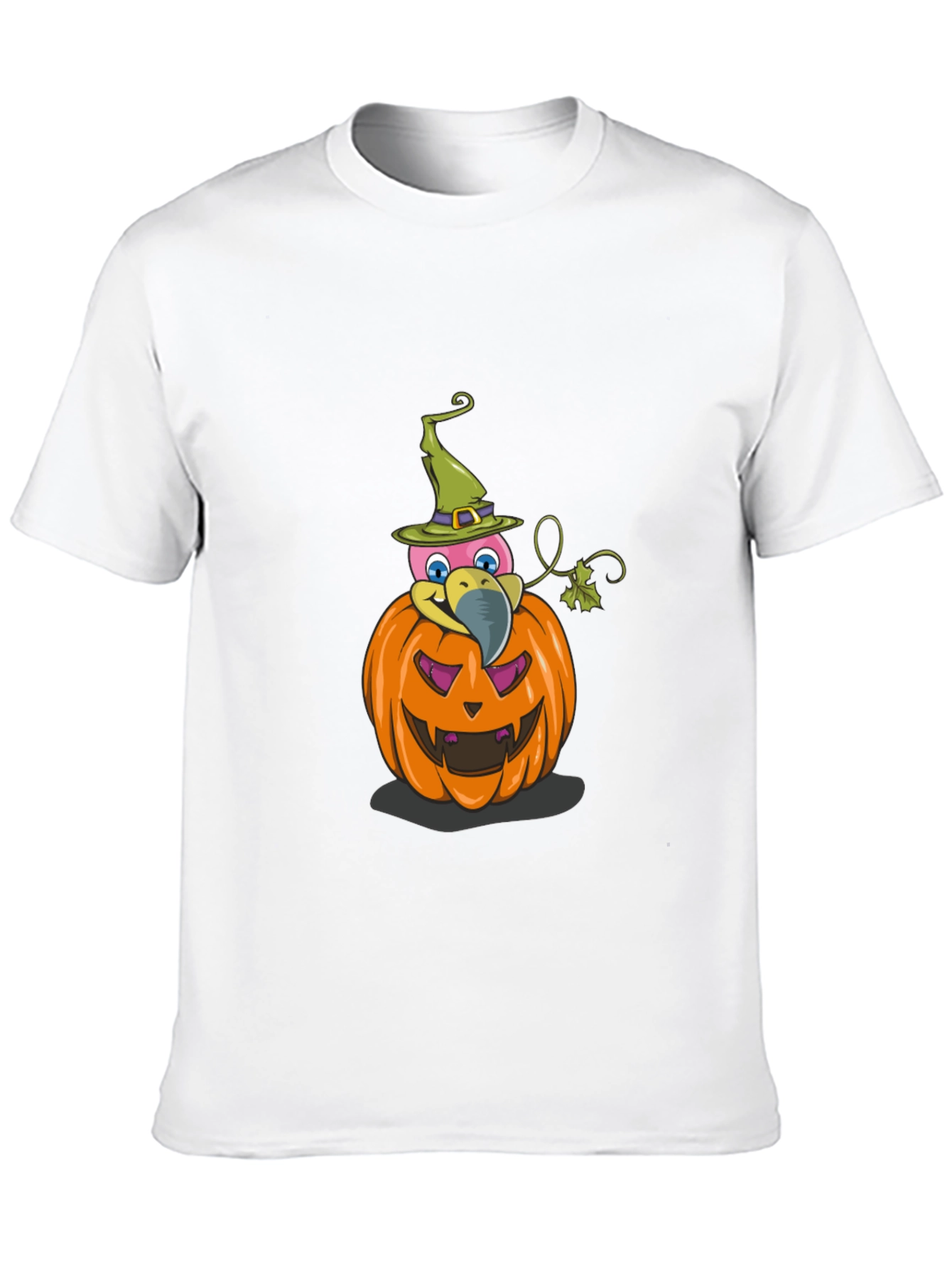 Halloween Flamingo Pumpkin T-Shirt