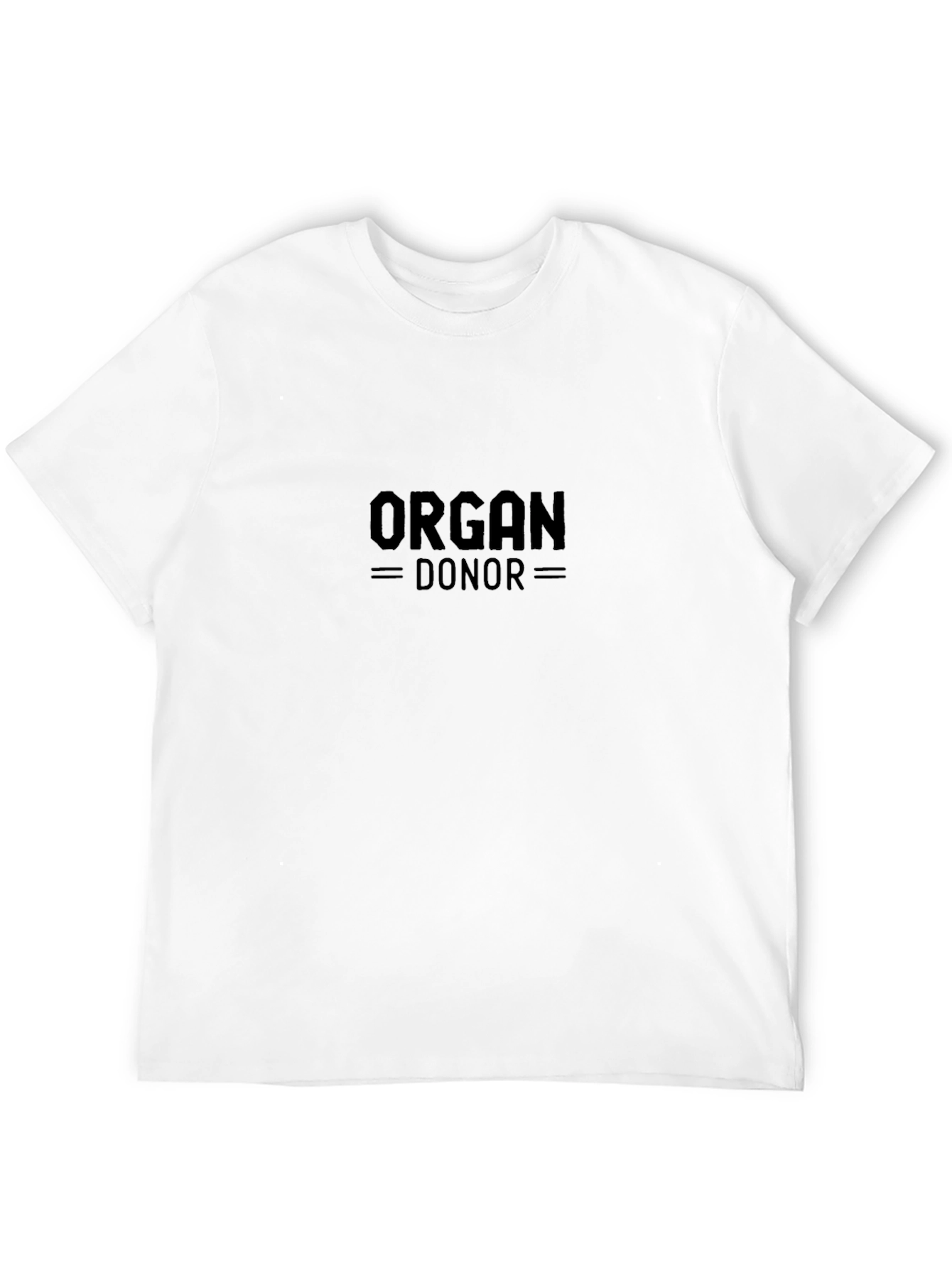 Organ Donor T-Shirt - Black Cotton Tee