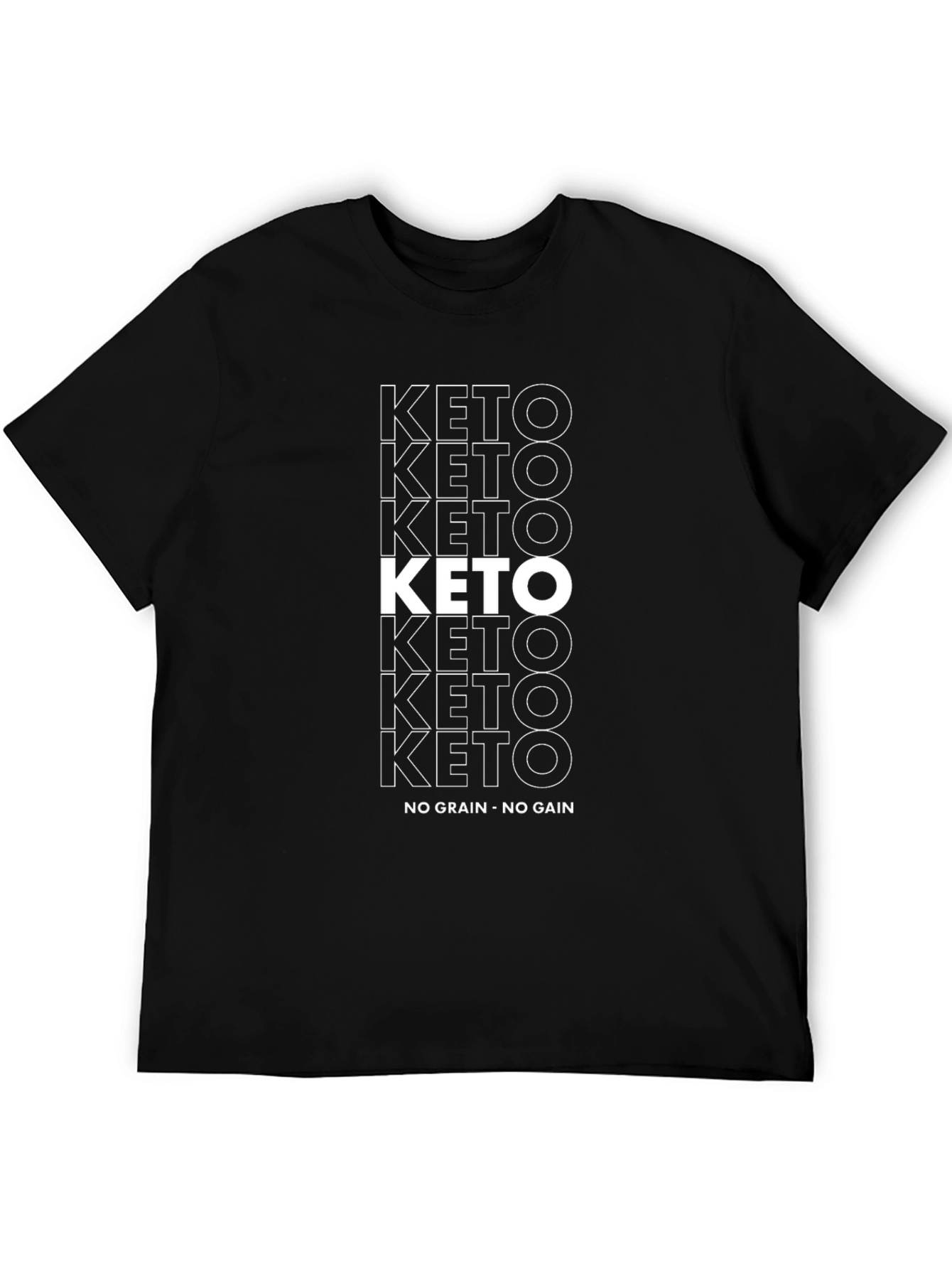 Keto Diet T-Shirt - No Grain No Gain