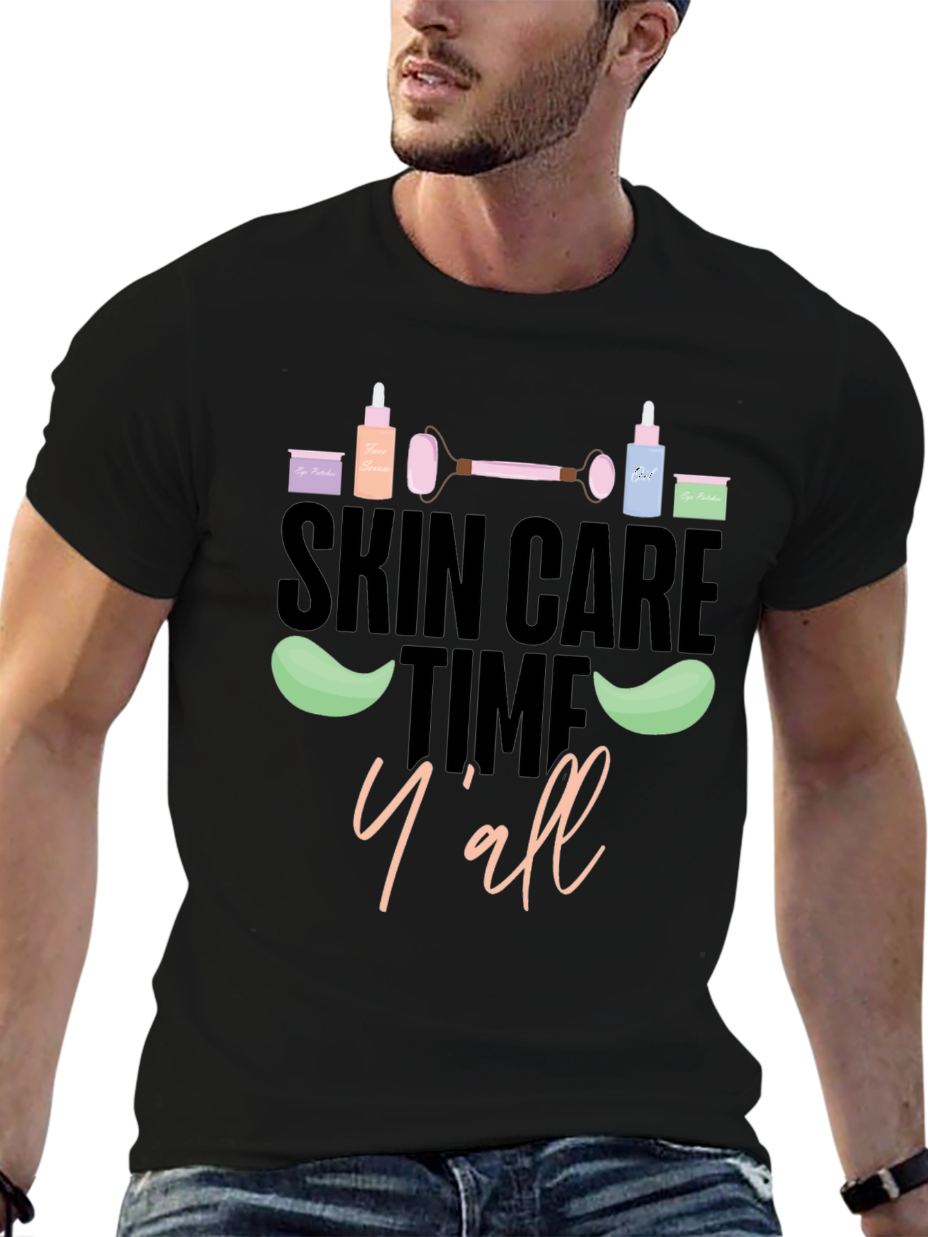 Skin Care Time Yall Graphic Tee