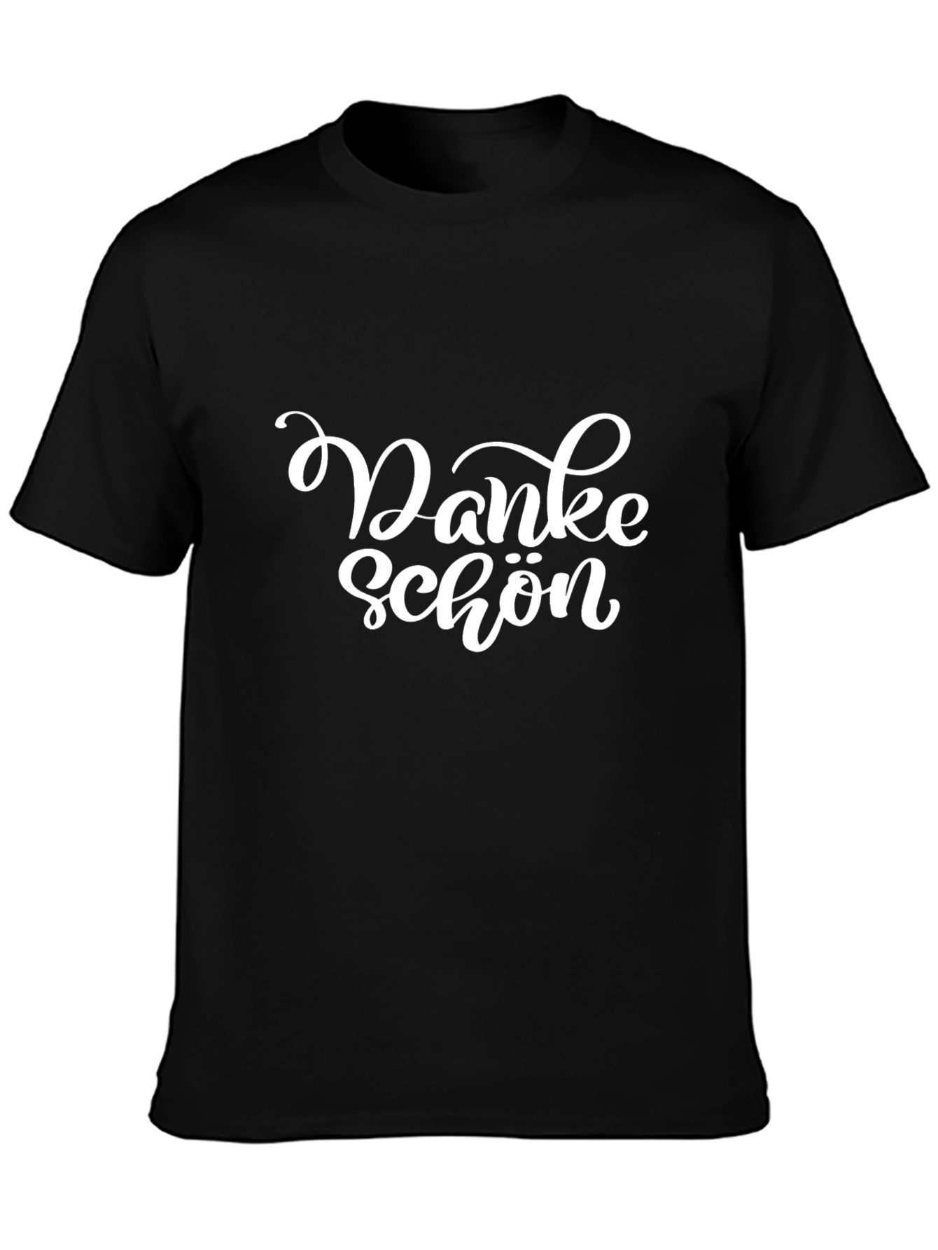 Danke Schön T-Shirt - Casual Black Tee