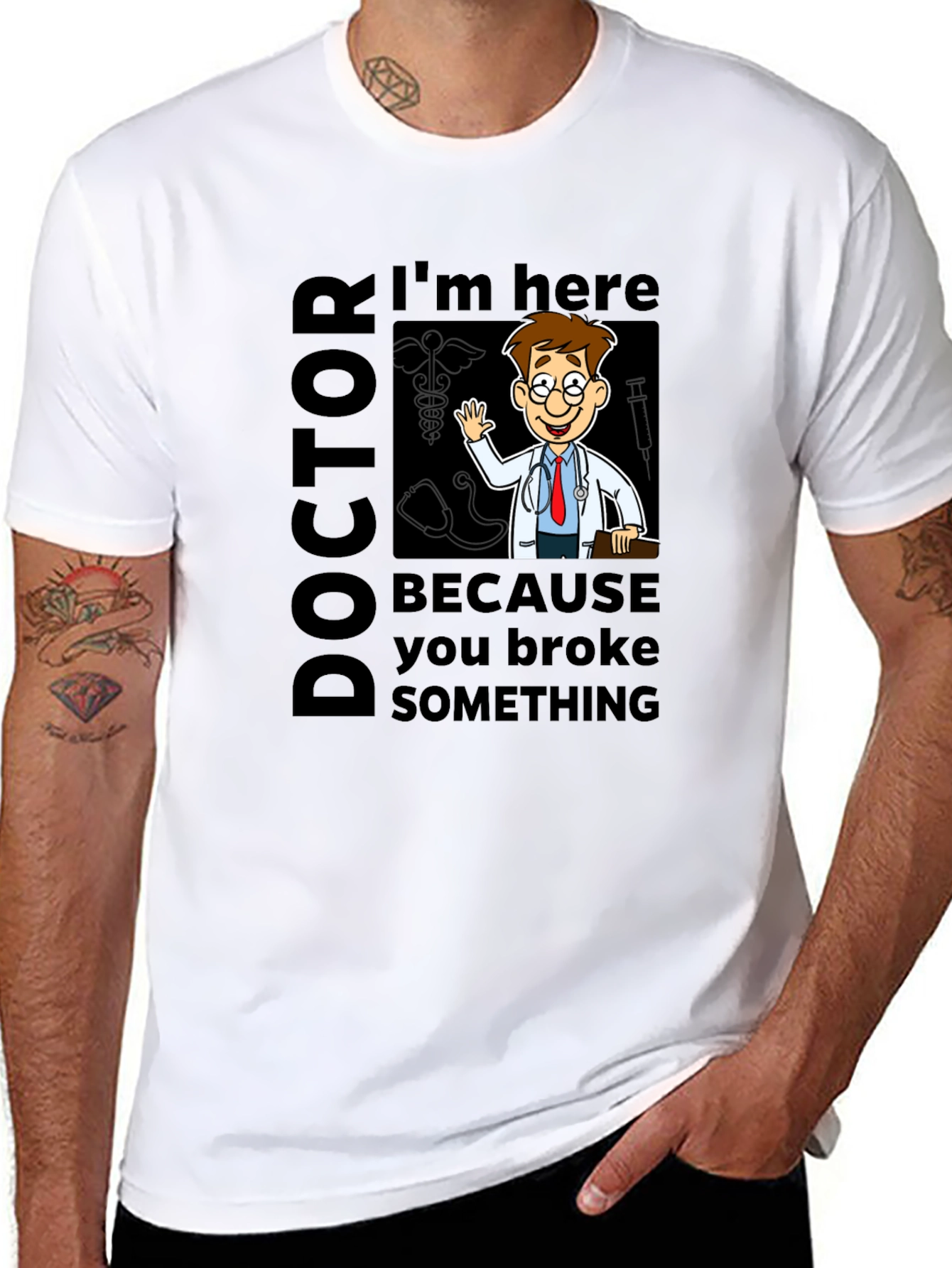 Doctor Cartoon Graphic Tee