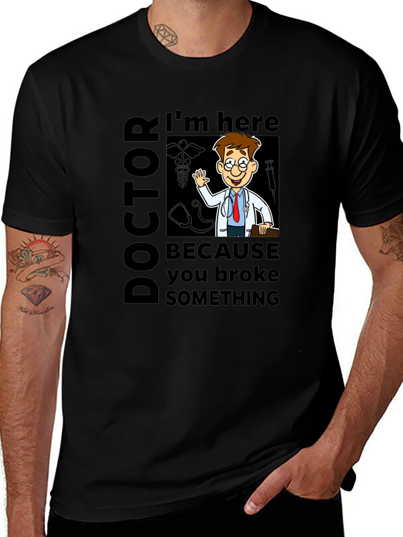 Doctor Cartoon Graphic Tee