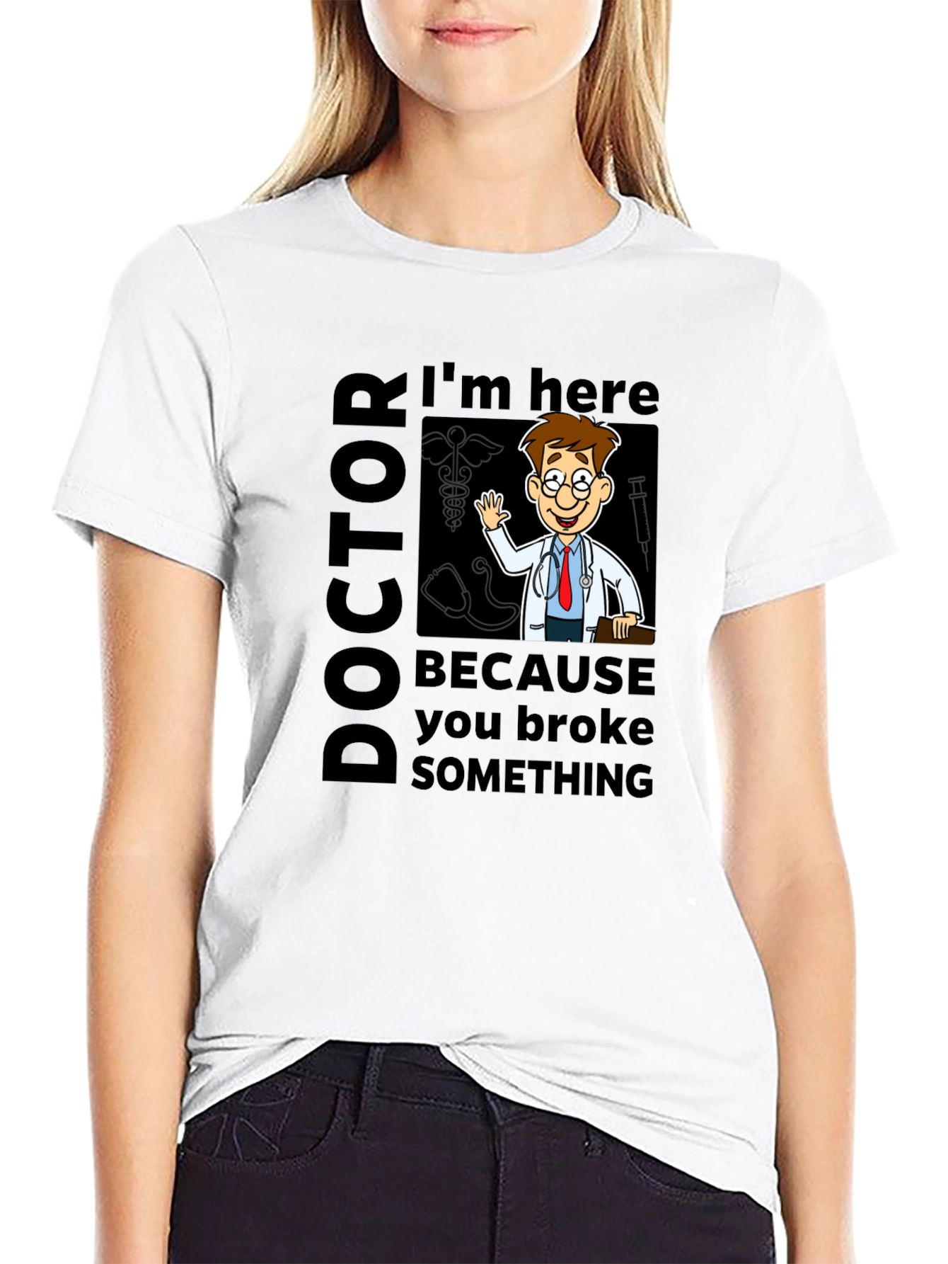 Doctor Cartoon Graphic Tee