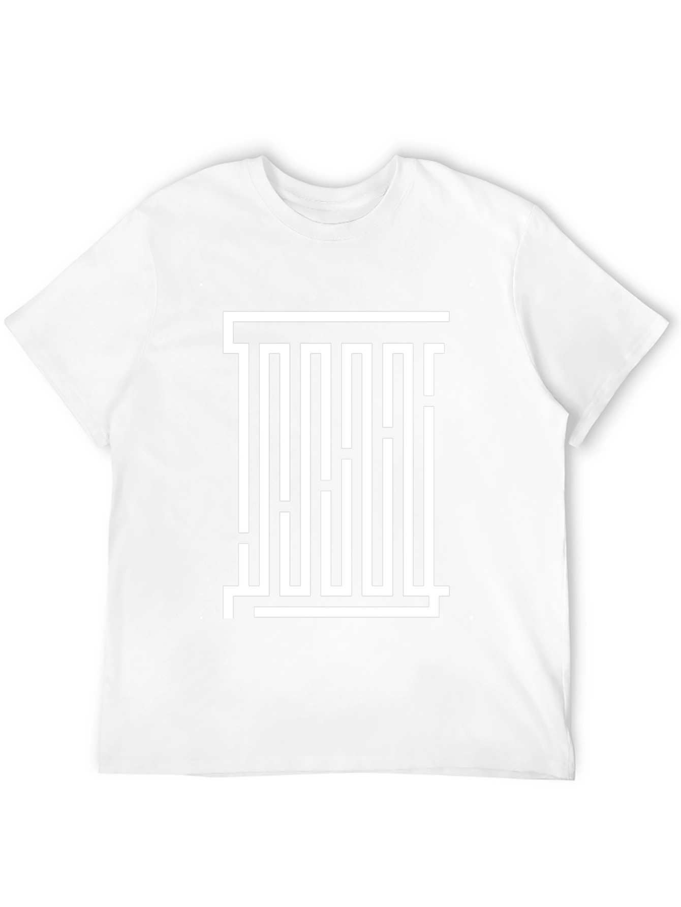 Abstract Graphic Print Black Casual T-Shirt