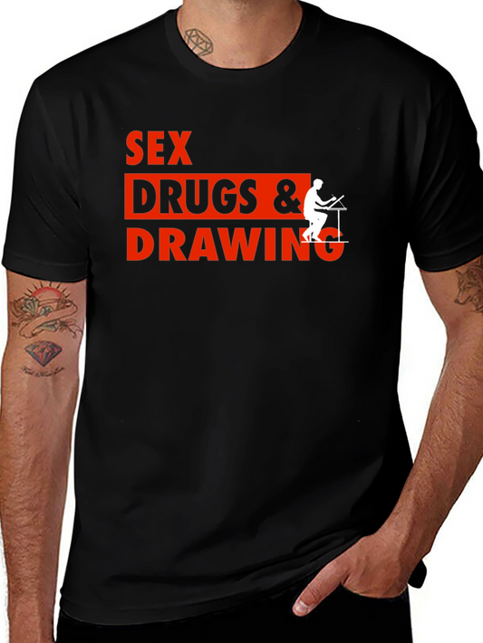 Sex Drugs & Drawing Graphic Tee