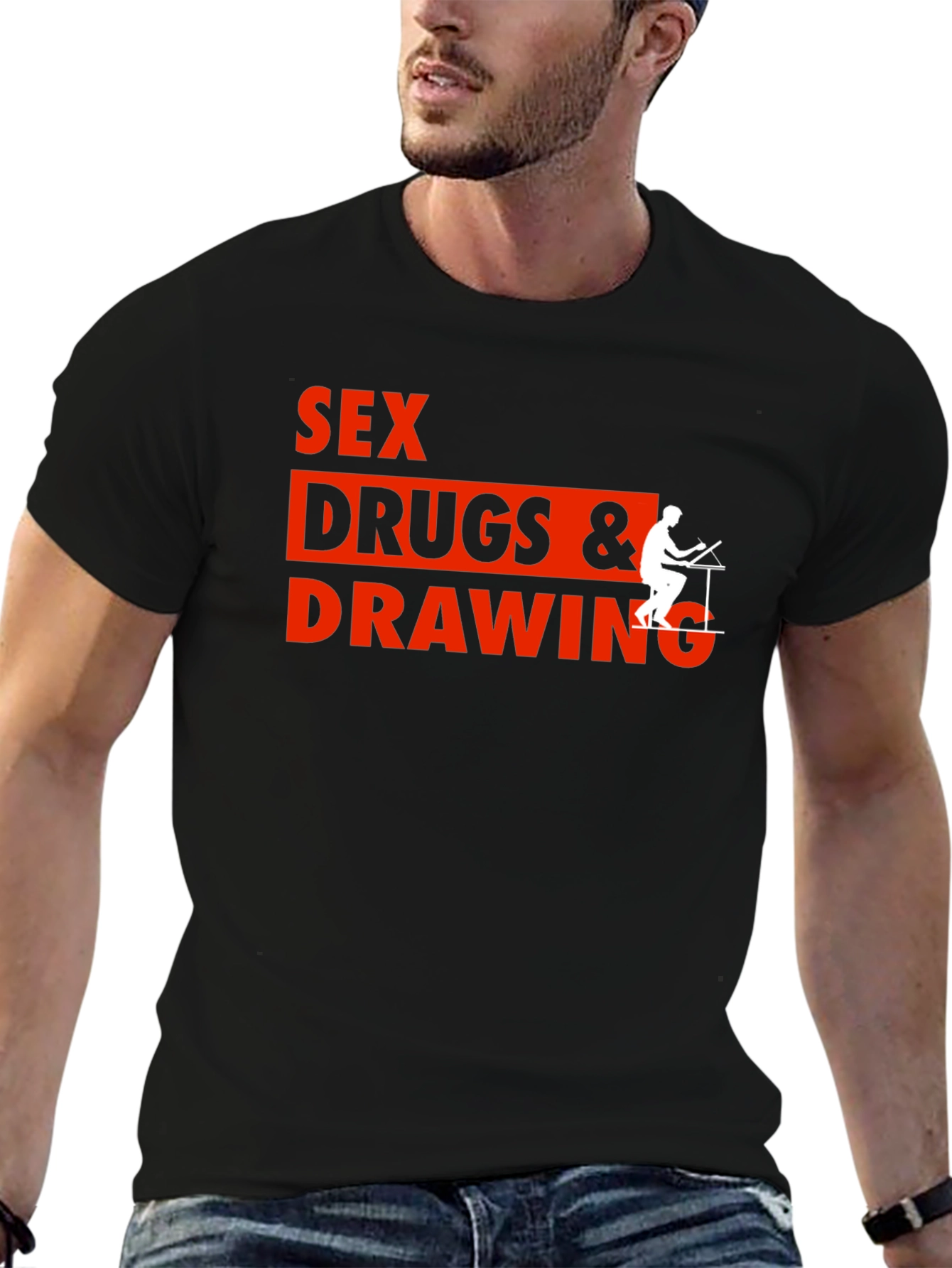 Sex Drugs & Drawing Graphic Tee