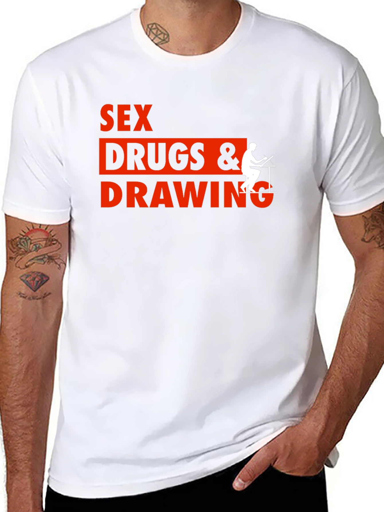 Sex Drugs & Drawing Graphic Tee