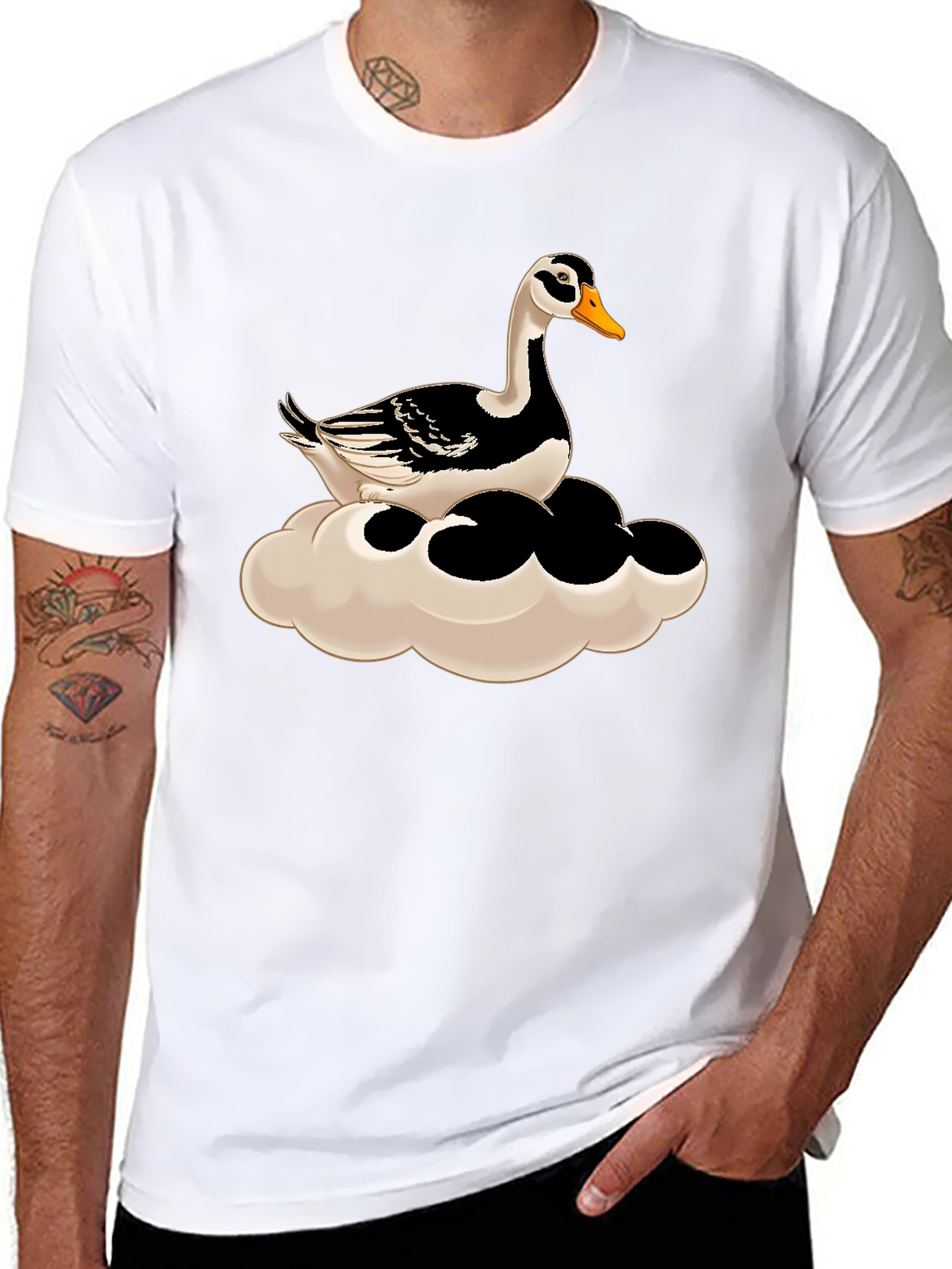 Duck on Cloud Graphic Tee - Unisex