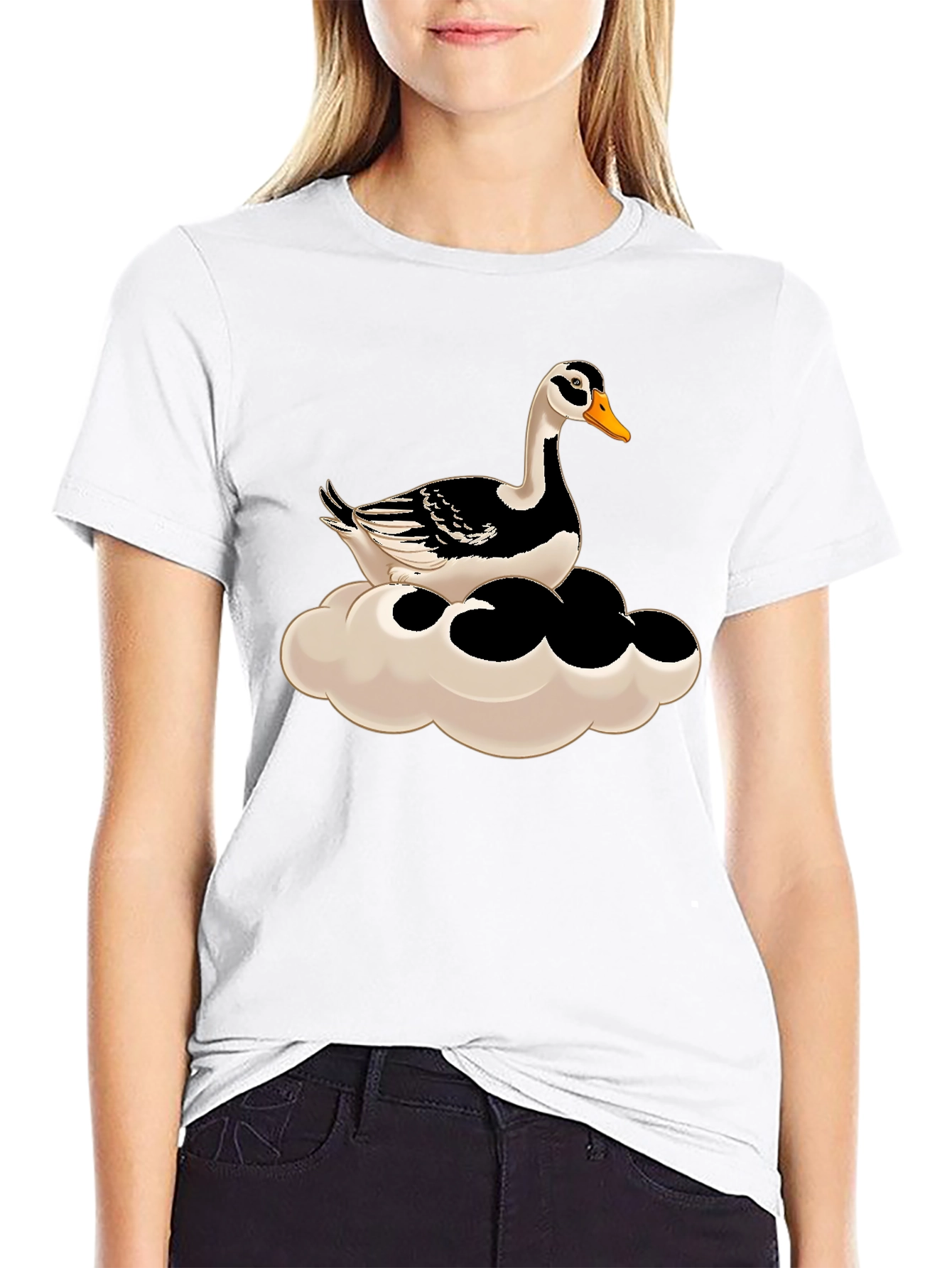 Duck on Cloud Graphic Tee - Unisex