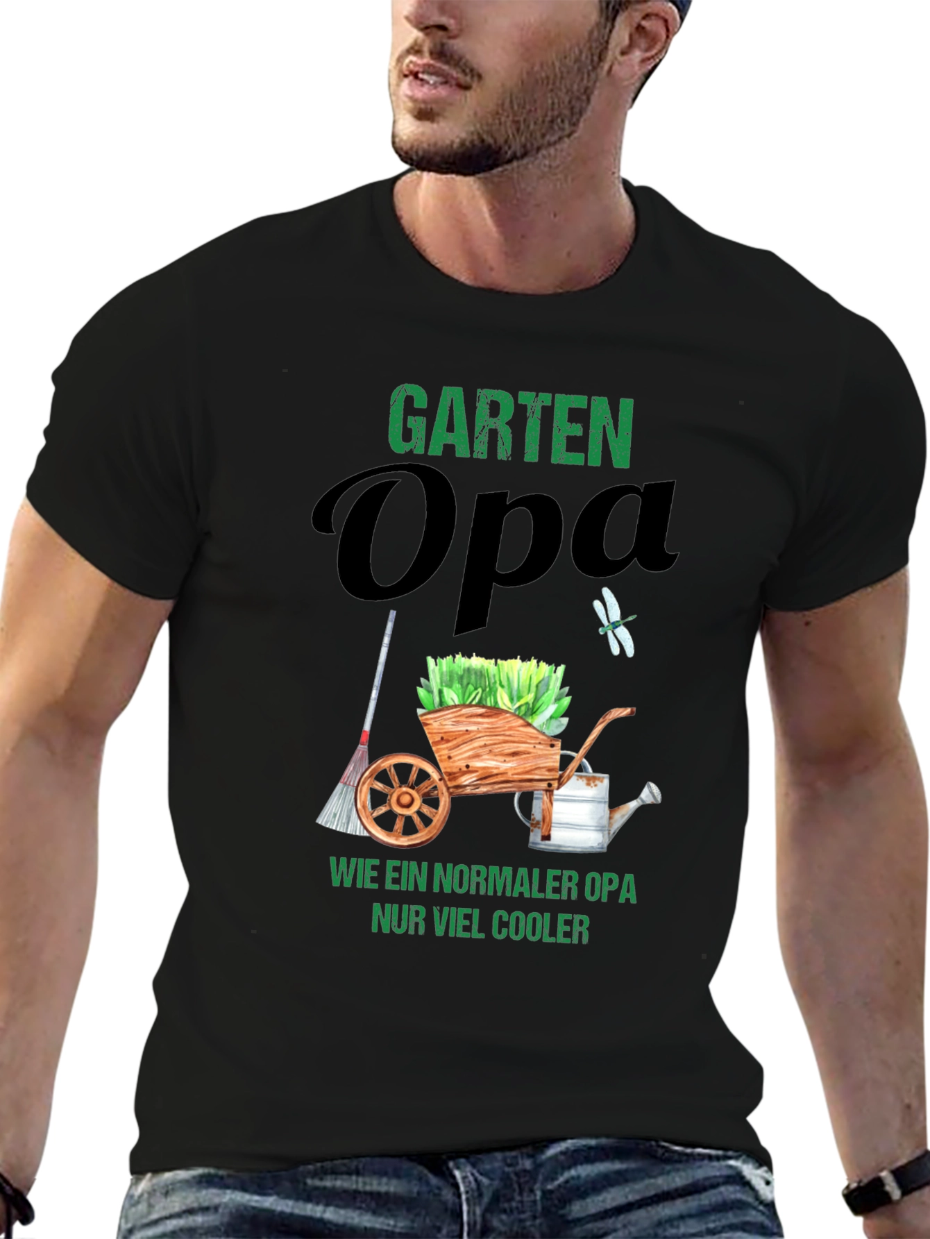 Garten Opa T-Shirt - Cool Grandpa Gardener Tee