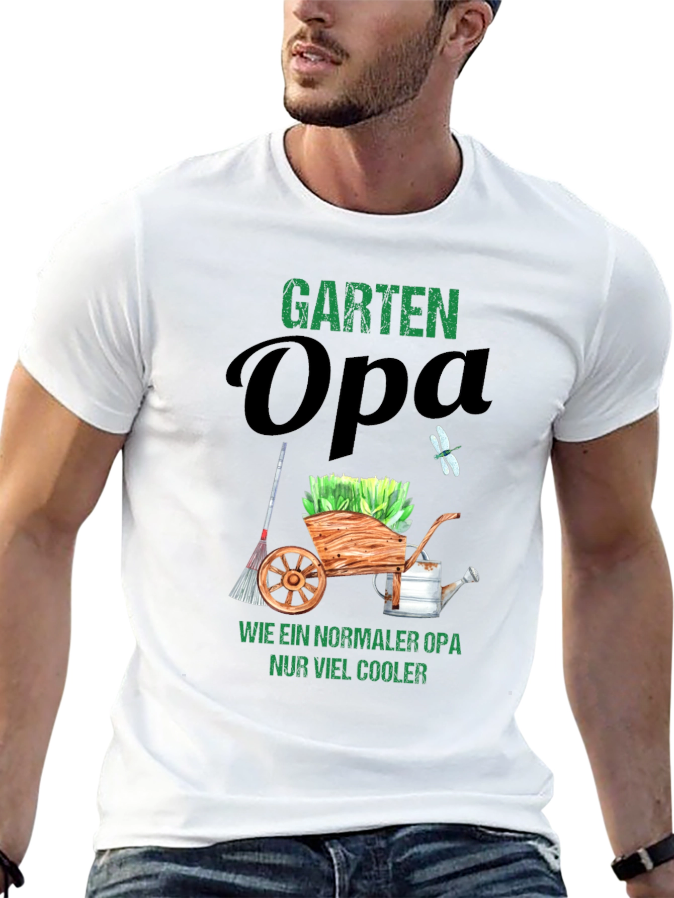 Garten Opa T-Shirt - Cool Grandpa Gardener Tee