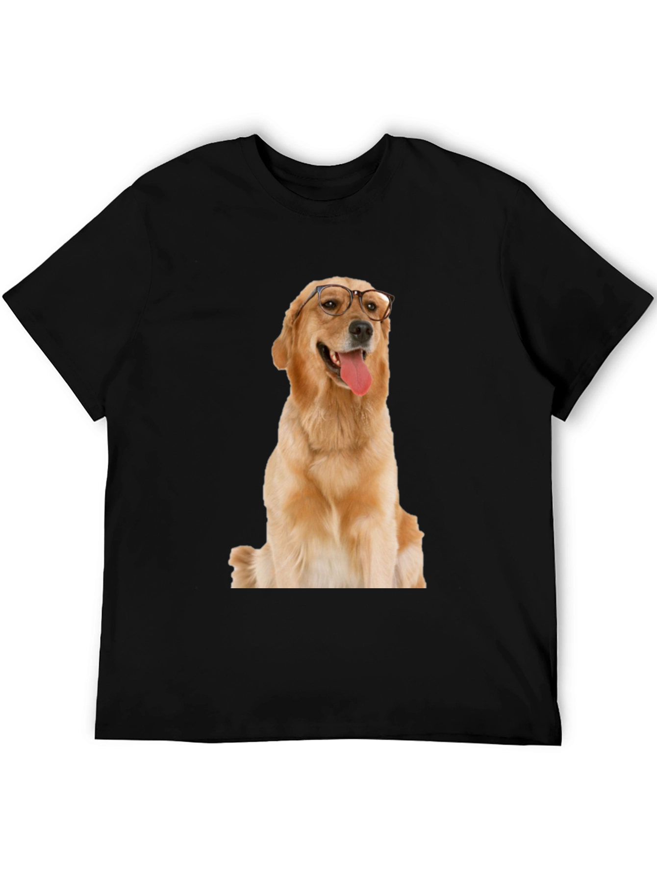 Golden Retriever Dog Glasses T-Shirt