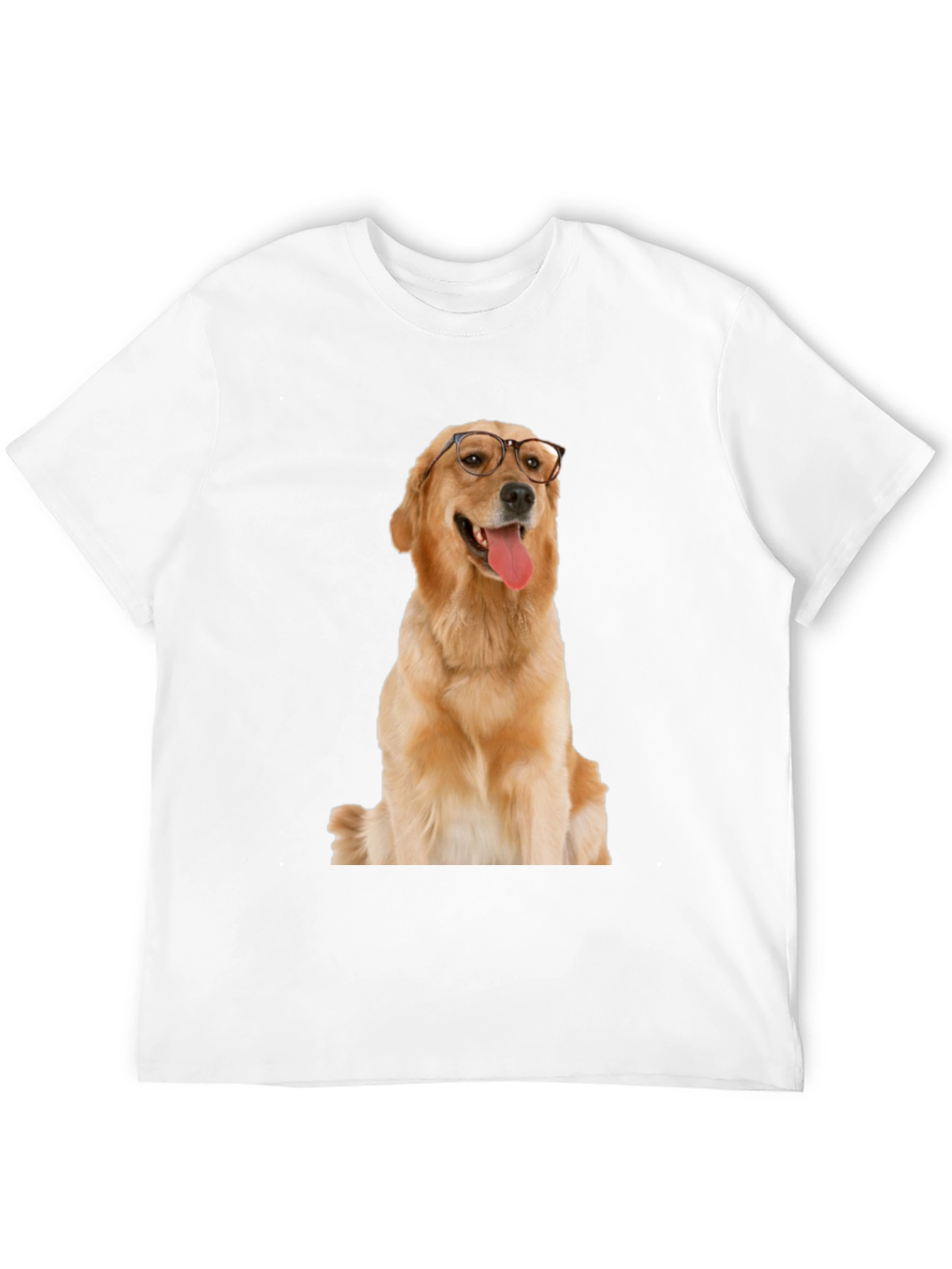 Golden Retriever Dog Glasses T-Shirt
