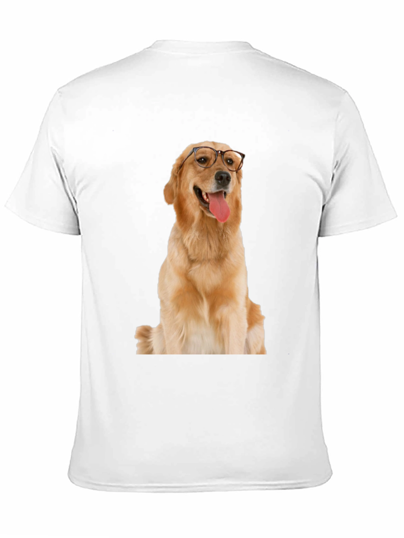 Golden Retriever Dog Glasses T-Shirt