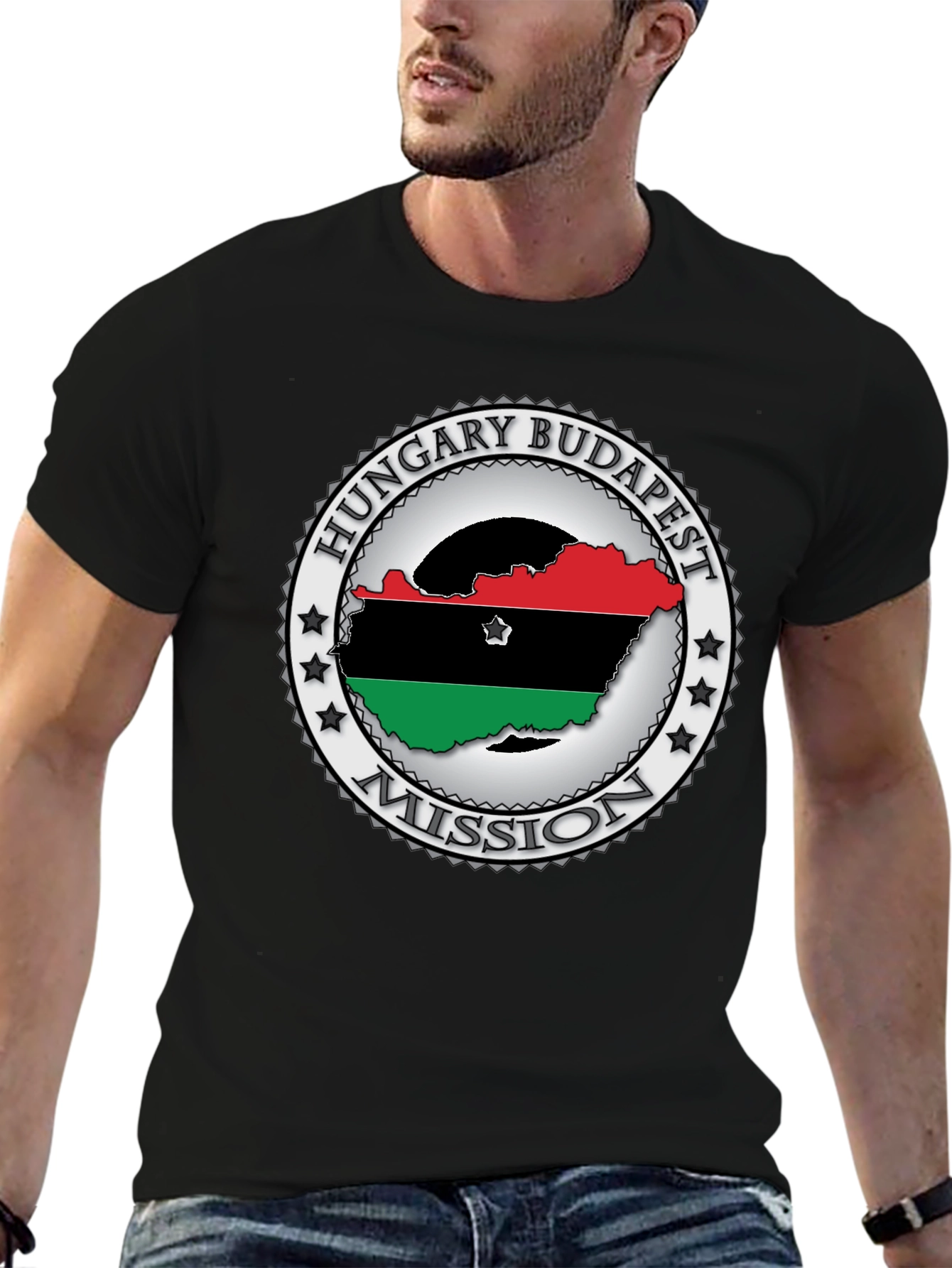 Hungary Budapest Mission Graphic T-Shirt