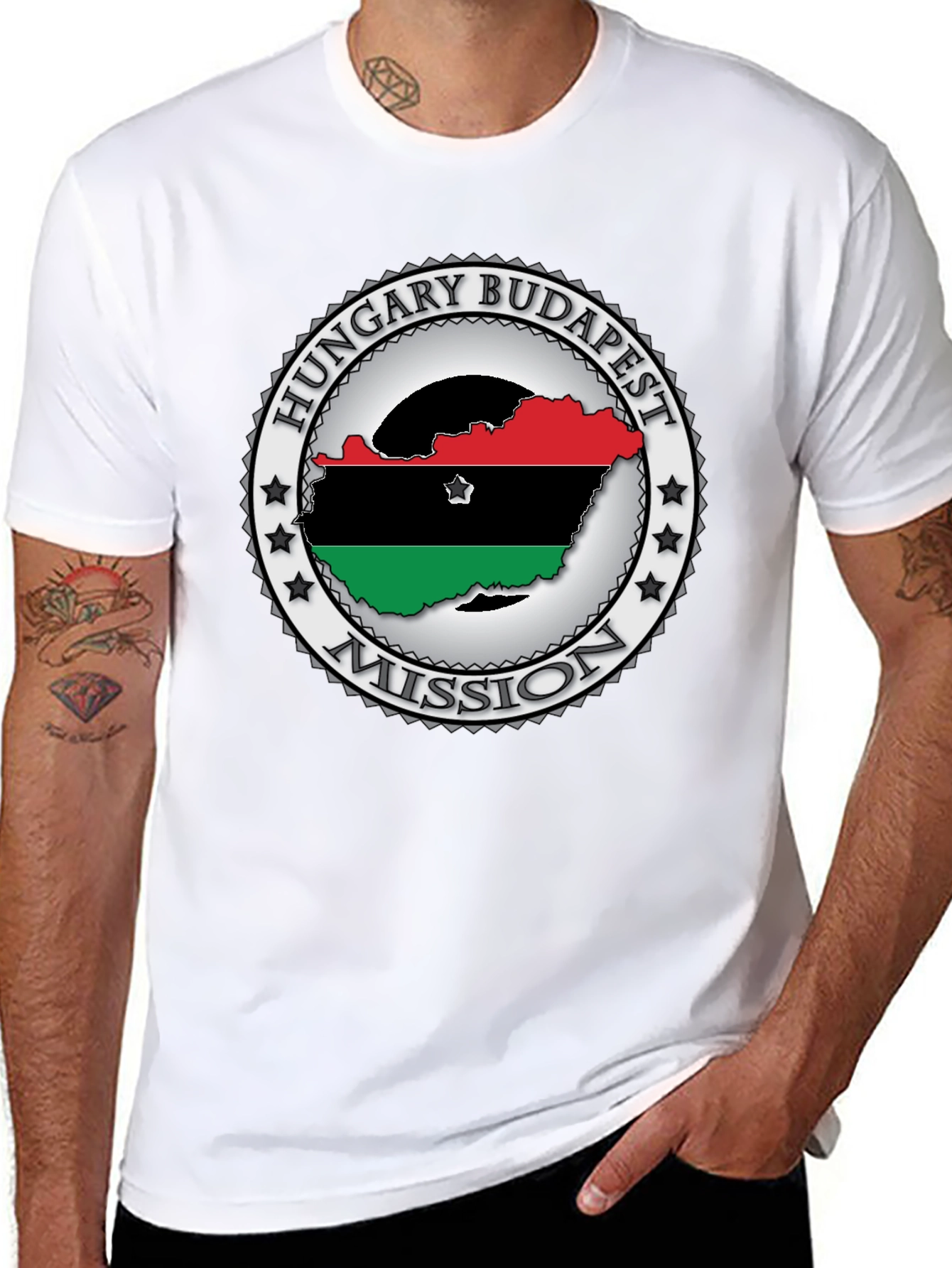 Hungary Budapest Mission Graphic T-Shirt