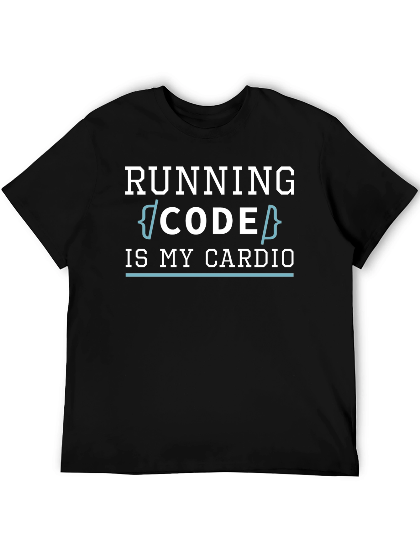 Running Code is My Cardio T-Shirt Programmer Coder Gift
