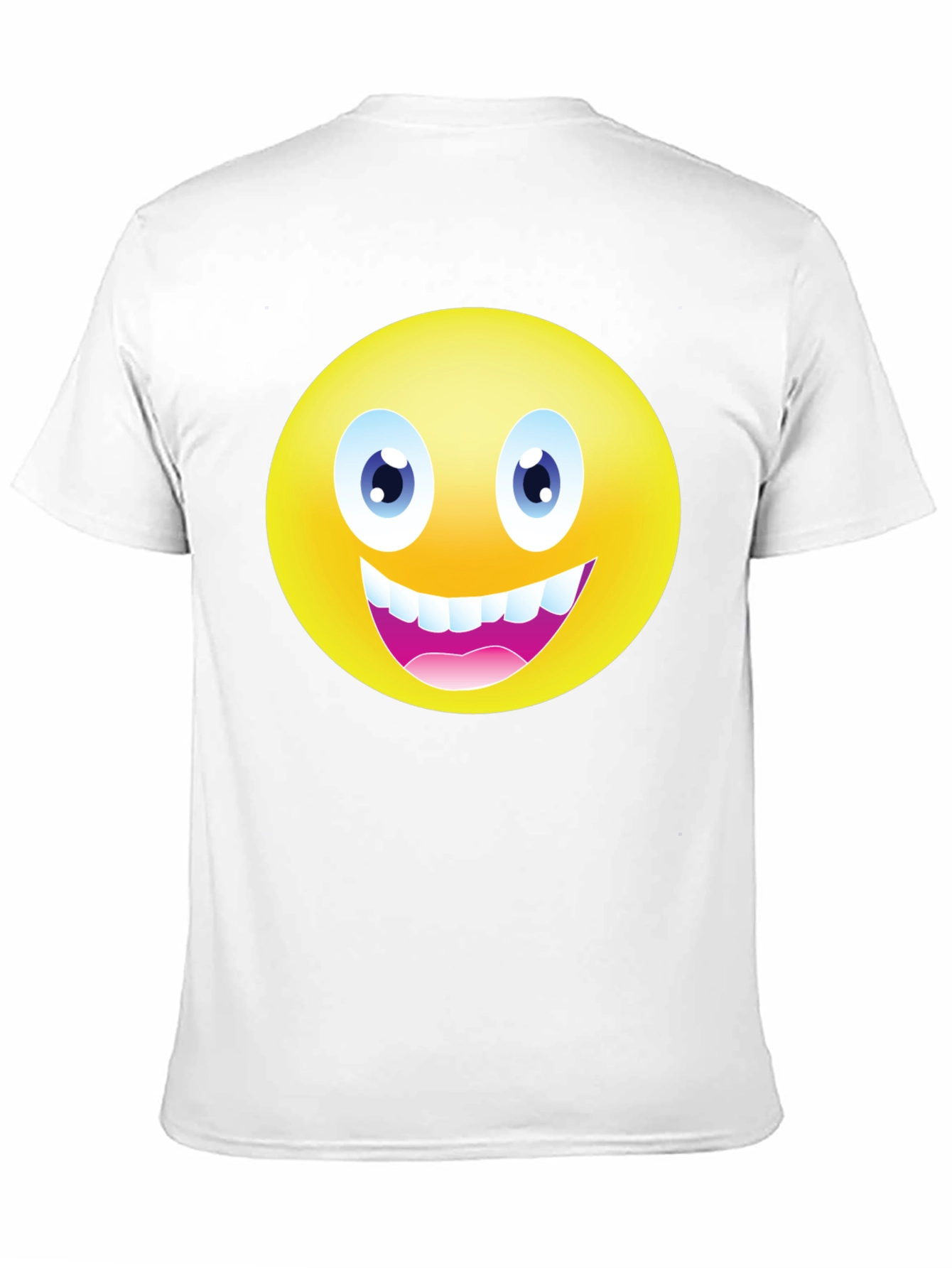 Funny Emoji Graphic Black T-Shirt