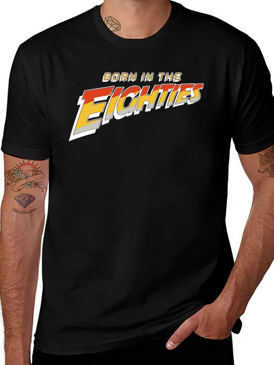 Born in the Eighties Graphic Tee - Retro Style!