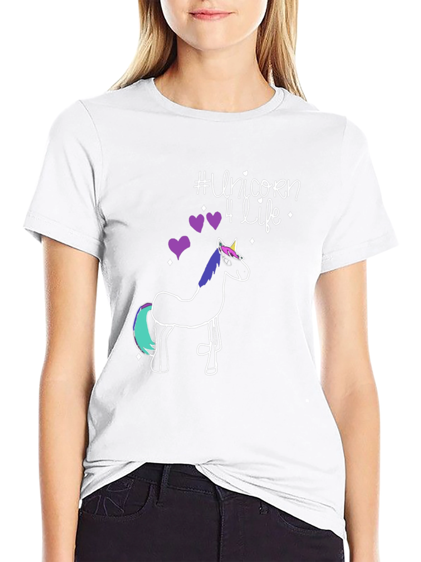 Unicorn 4 Life Graphic T-Shirt