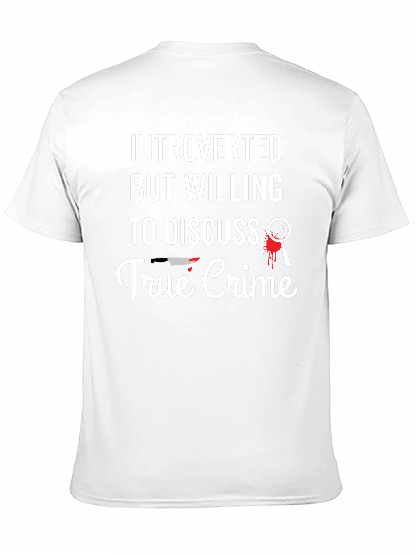 Introverted True Crime Graphic T-Shirt