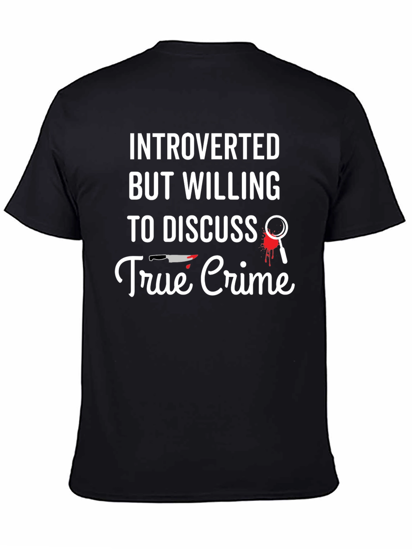 Introverted True Crime Graphic T-Shirt