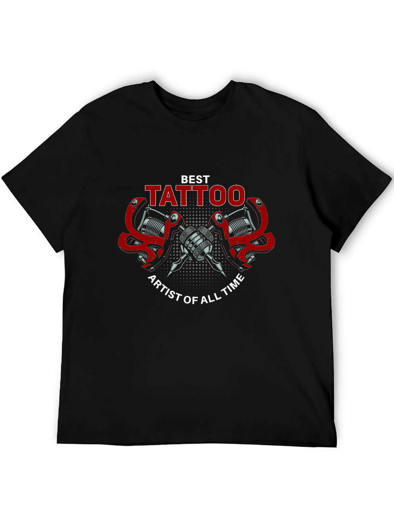 Best Tattoo Artist T-Shirt - Black Cotton Tee