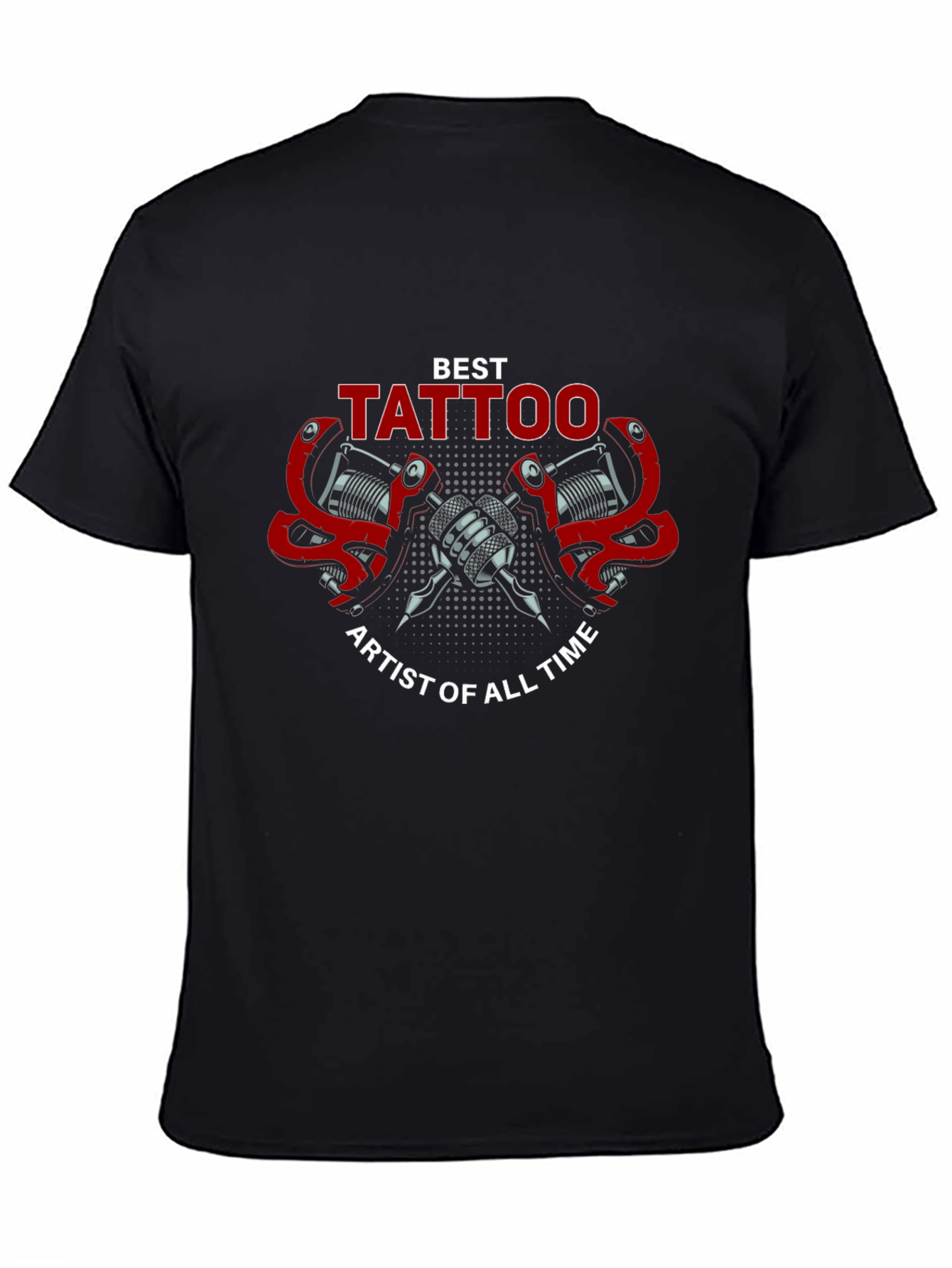 Best Tattoo Artist T-Shirt - Black Cotton Tee