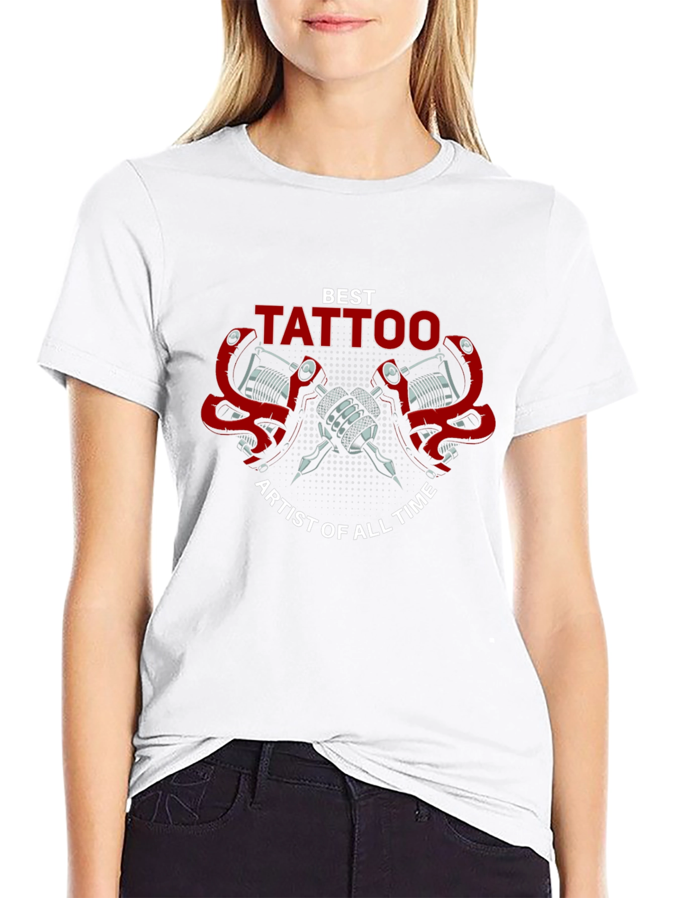 Best Tattoo Artist T-Shirt - Black Cotton Tee