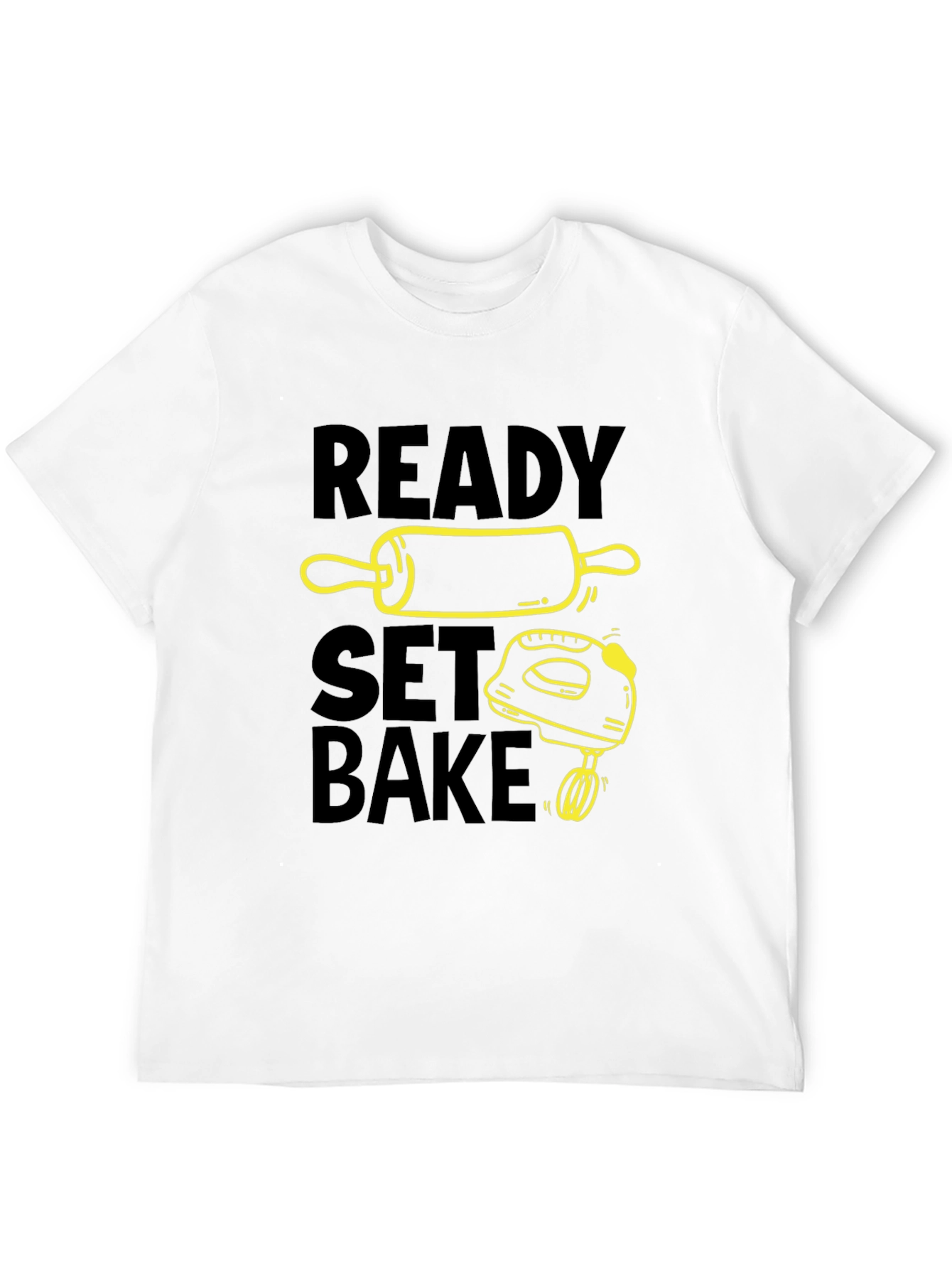 Ready Set Bake Black T-Shirt