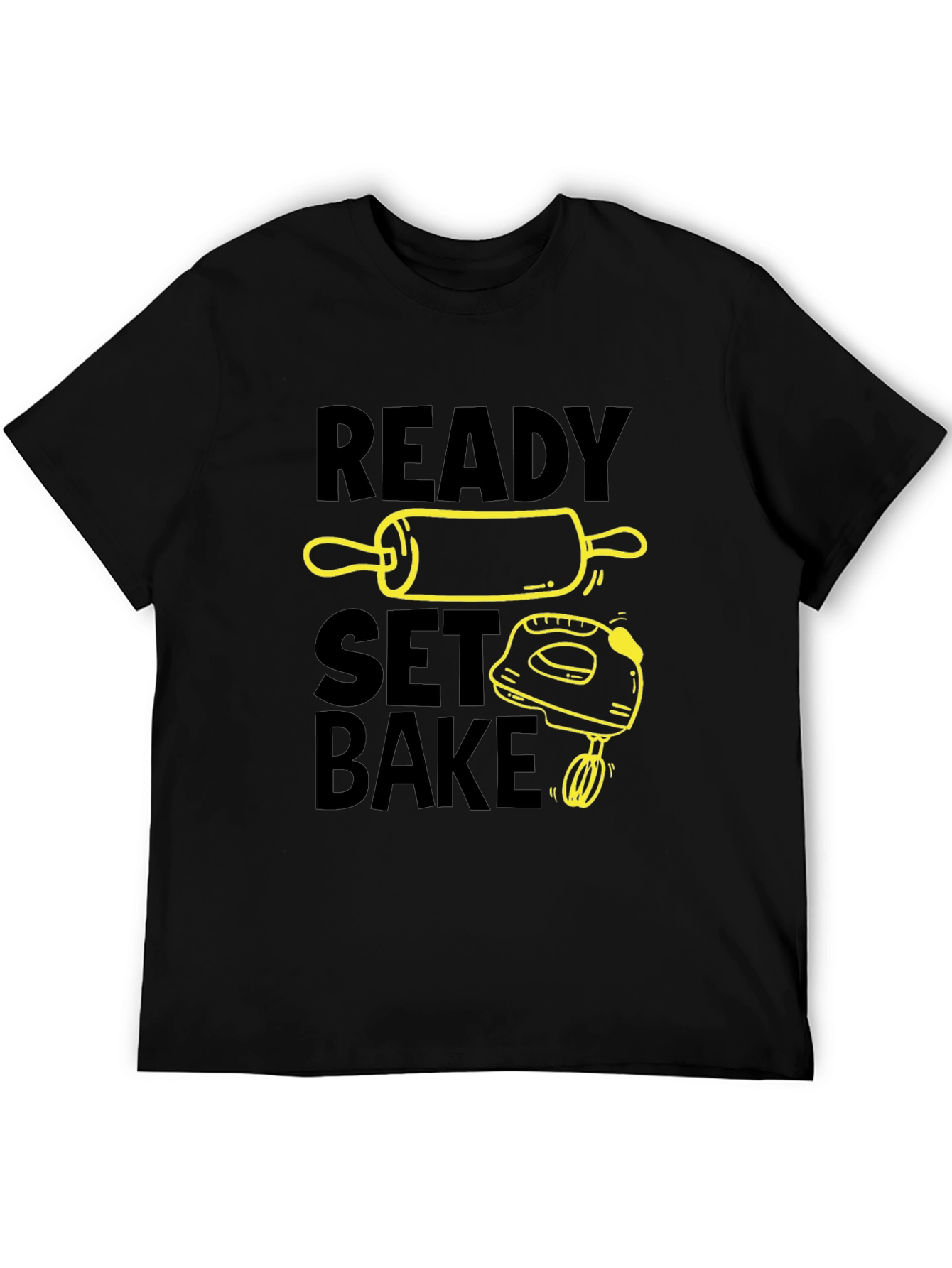 Ready Set Bake Black T-Shirt