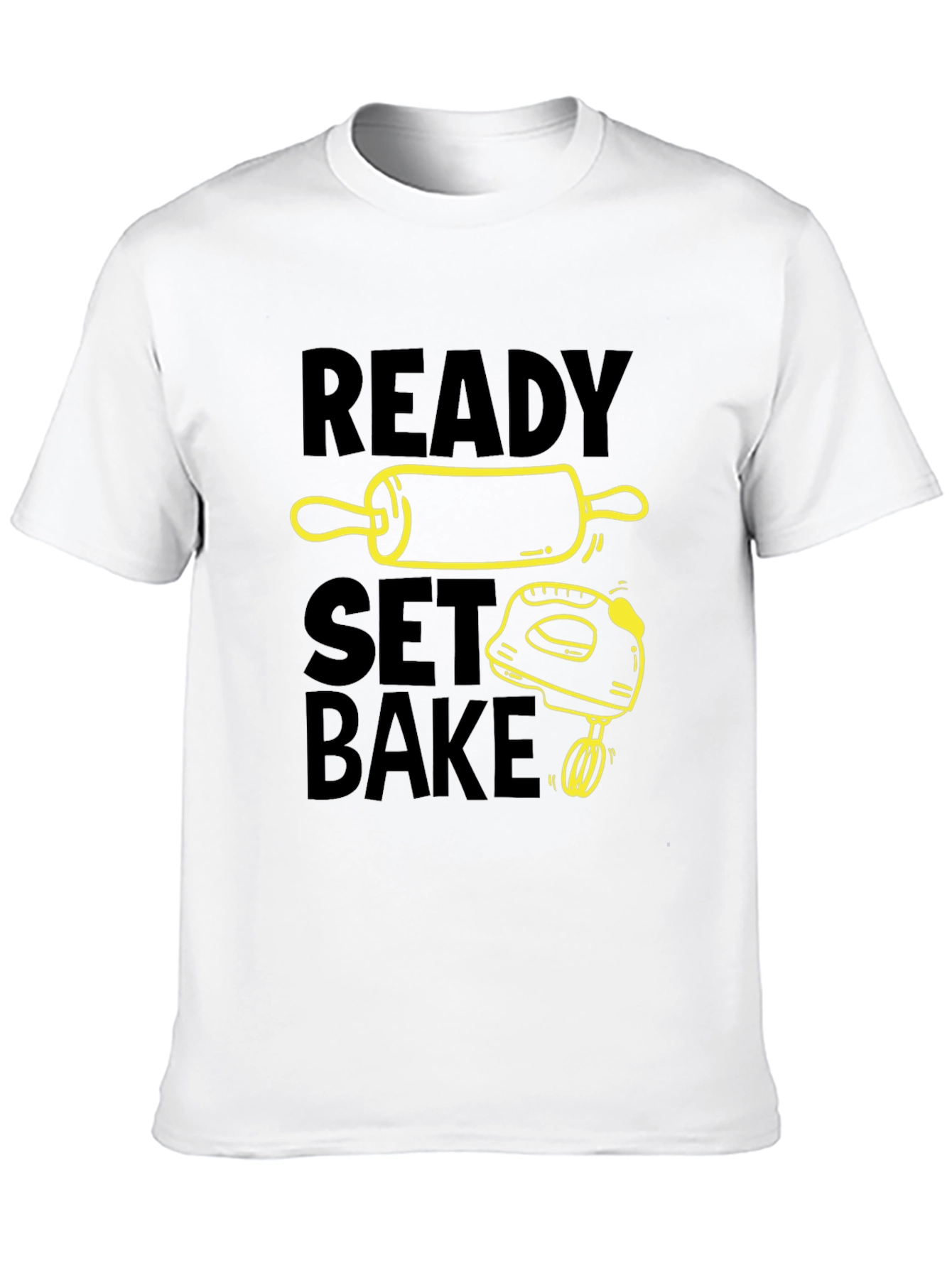 Ready Set Bake Black T-Shirt
