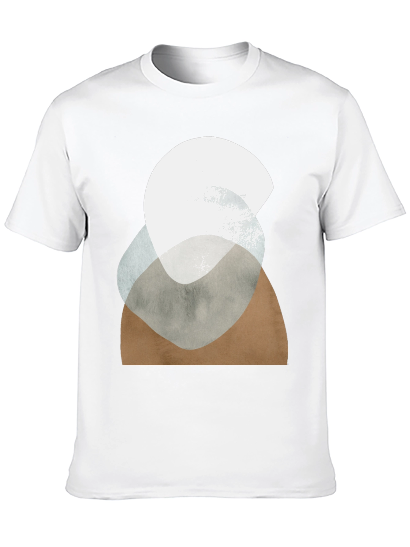 Abstract Geometric Graphic Tee - Modern Art T-Shirt