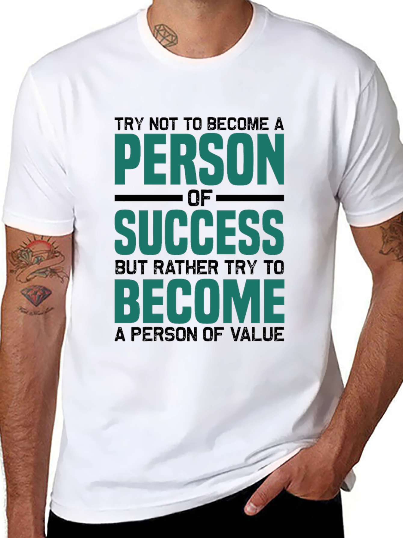 Motivational Tee: Person of Value T-Shirt