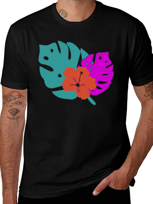 Tropical Graphic Tee - Island Vibes