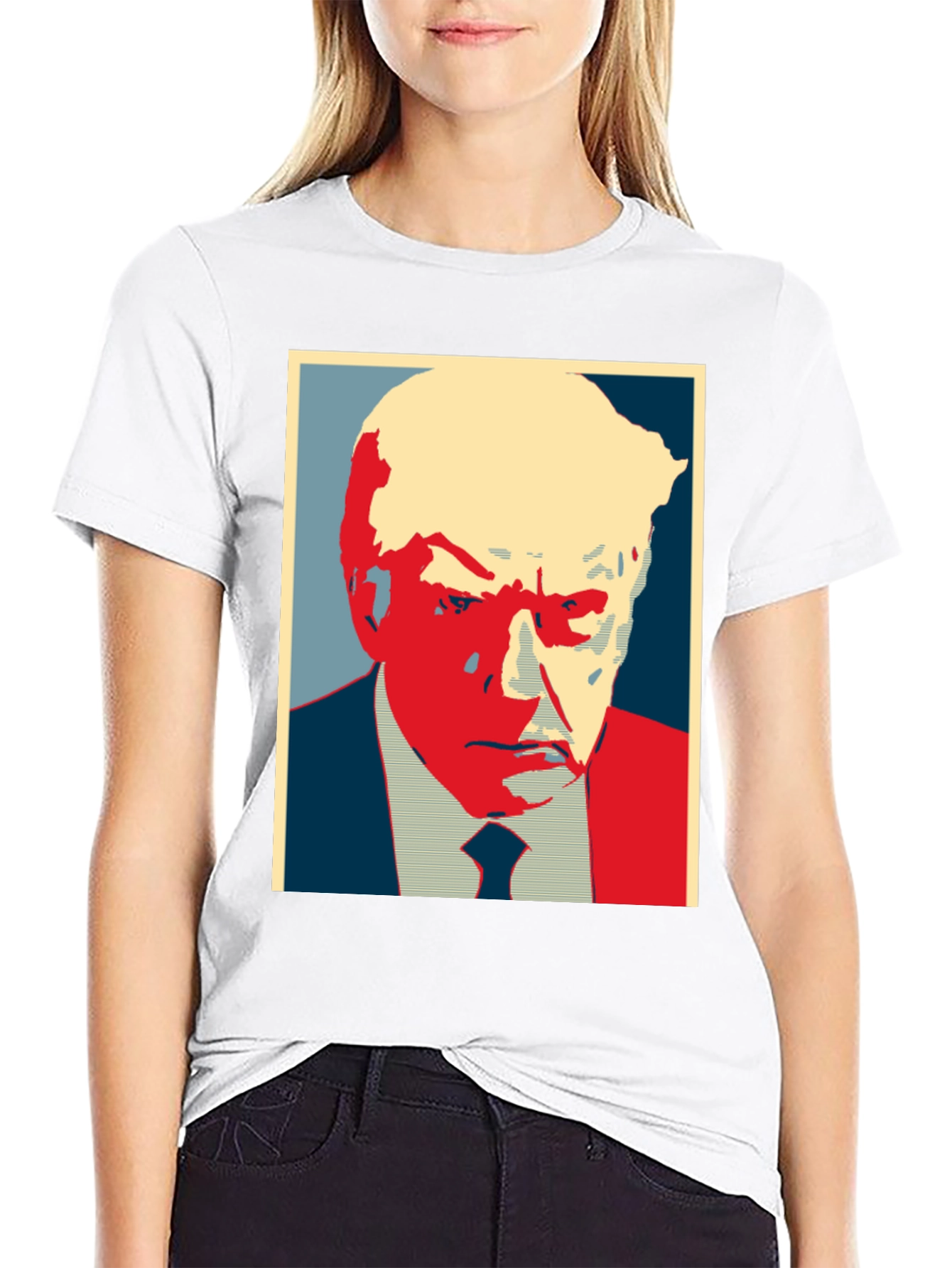 Trump Graphic Print T-Shirt - Political Statement Tee