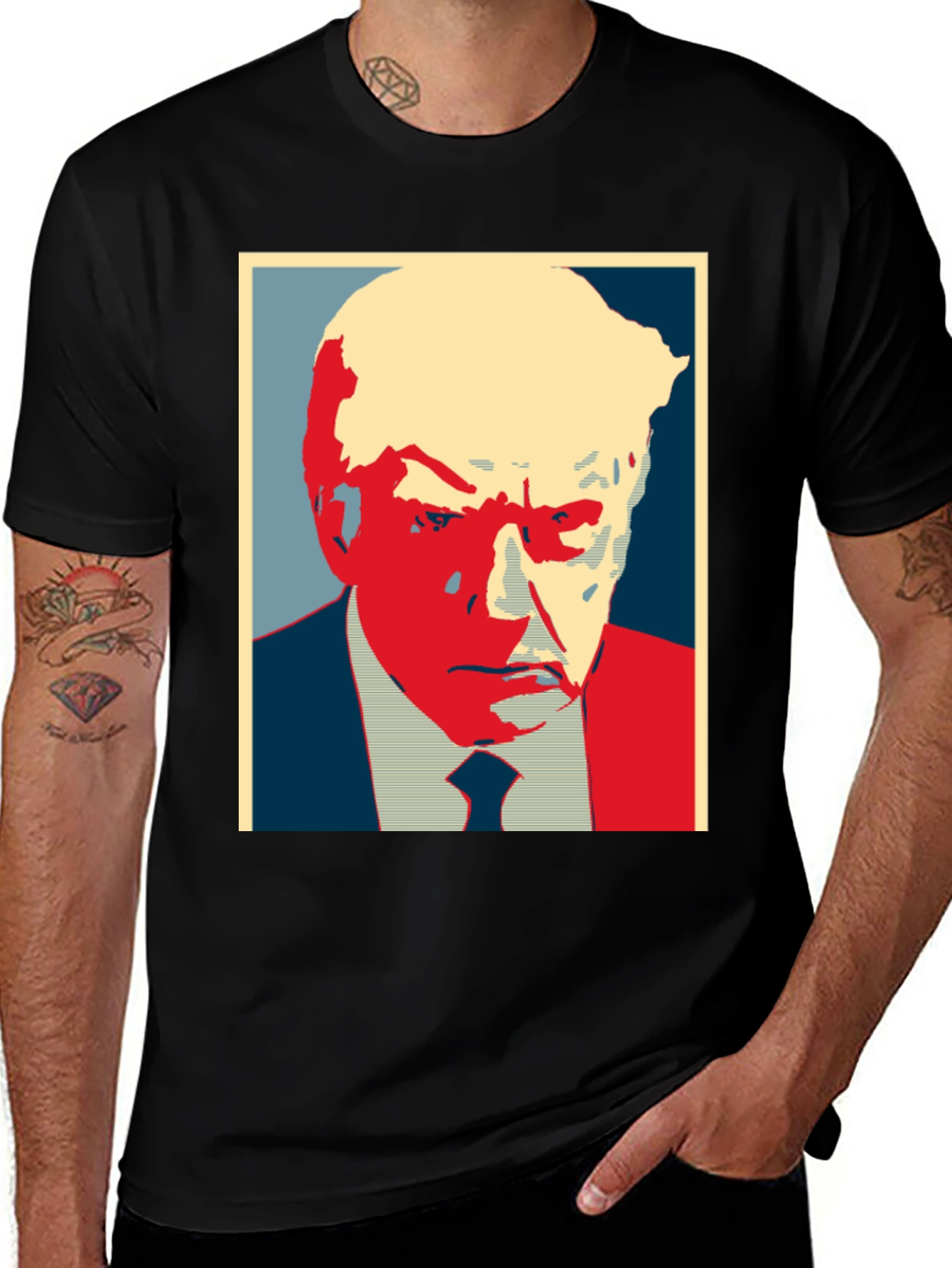 Trump Graphic Print T-Shirt - Political Statement Tee