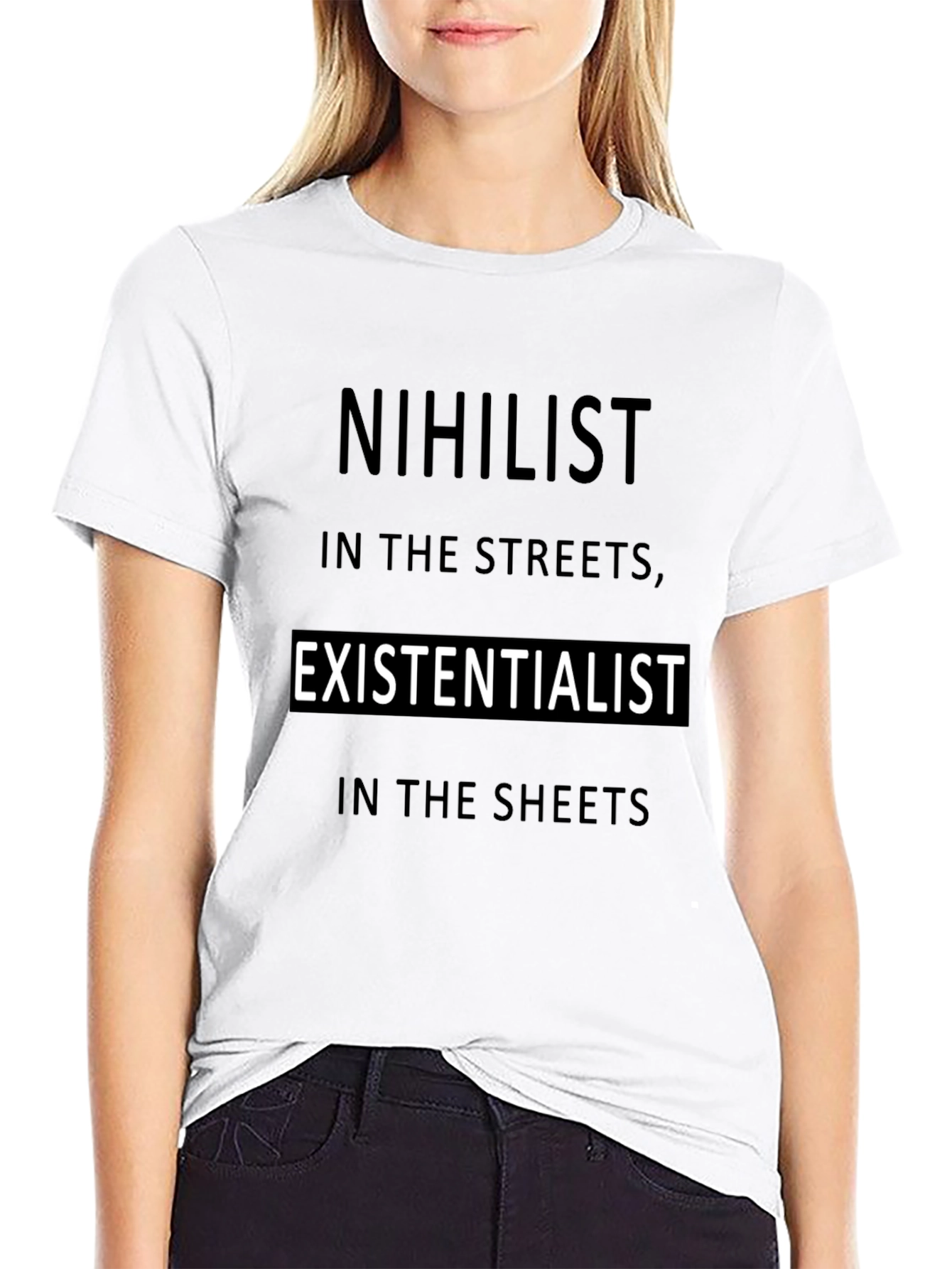 Nihilist Existentialist Graphic T-Shirt